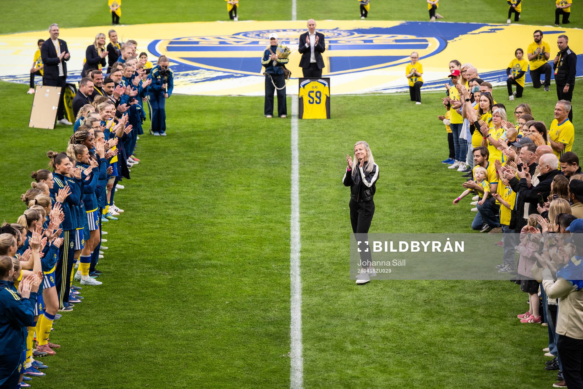 Former player of Sweden Hanna Glas
