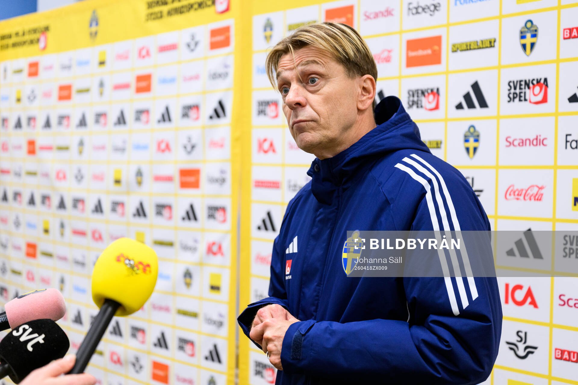 Head coach Tony Gustavsson of Sweden