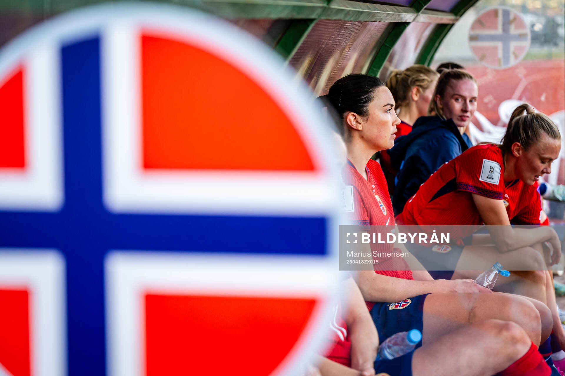 Ingrid Syrstad Engen and Synne Sofie Kinden Jensen of Norway