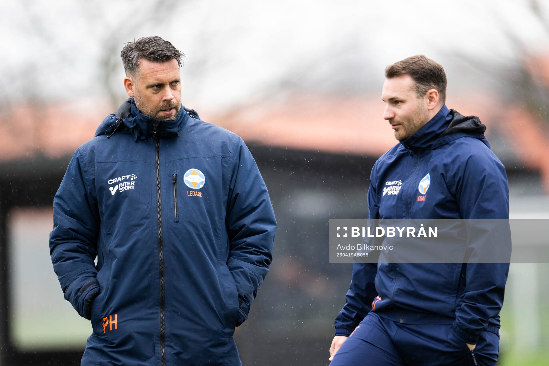Vejbys tränare Fredrik Thomassen och Peter Haarala