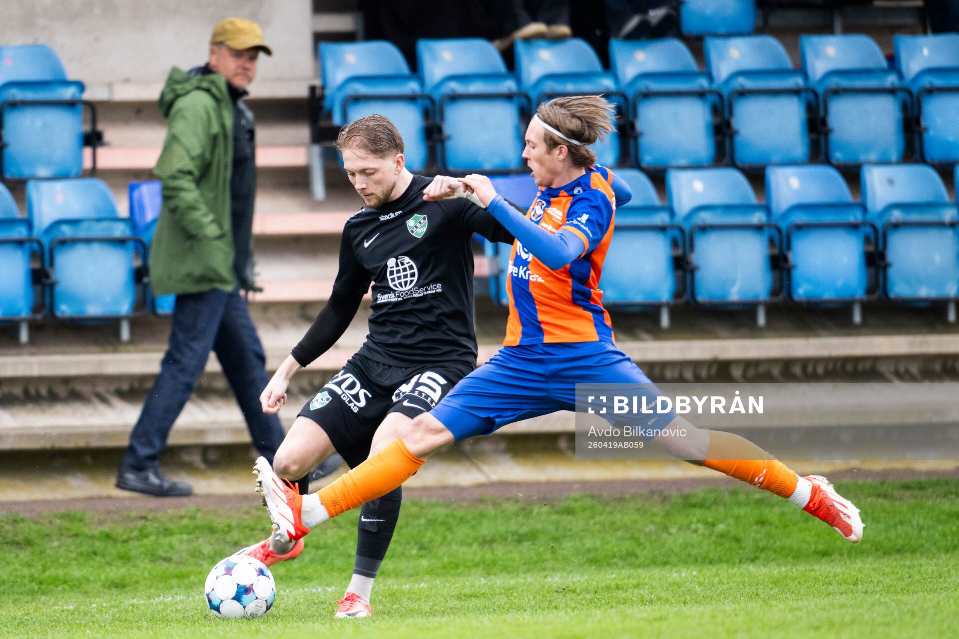 Vejbys Hampus Andersson och Högaborg BKs Danijal Omanovic