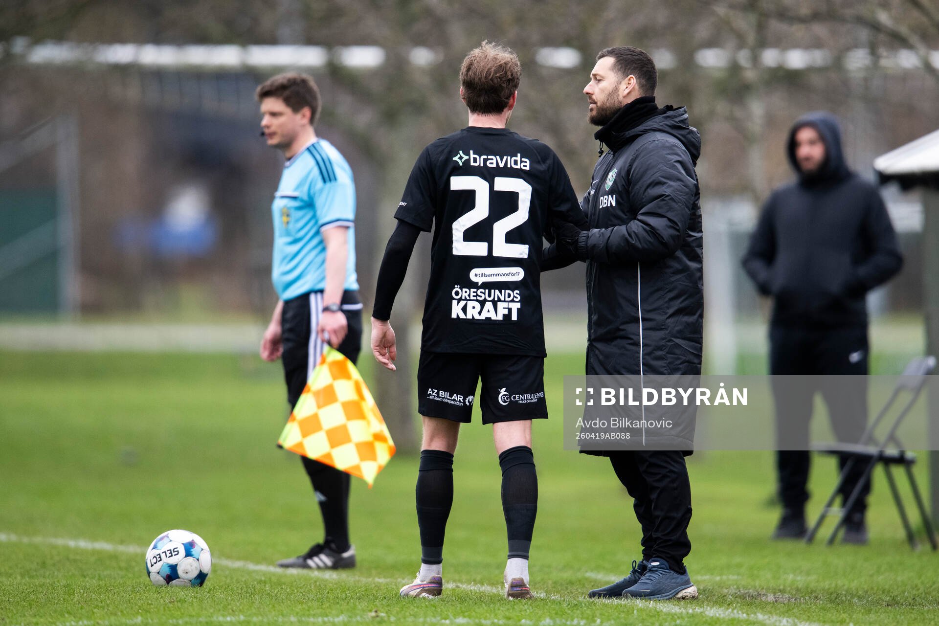 Högaborg BKs tränare Daniel Bennassar Nilsson