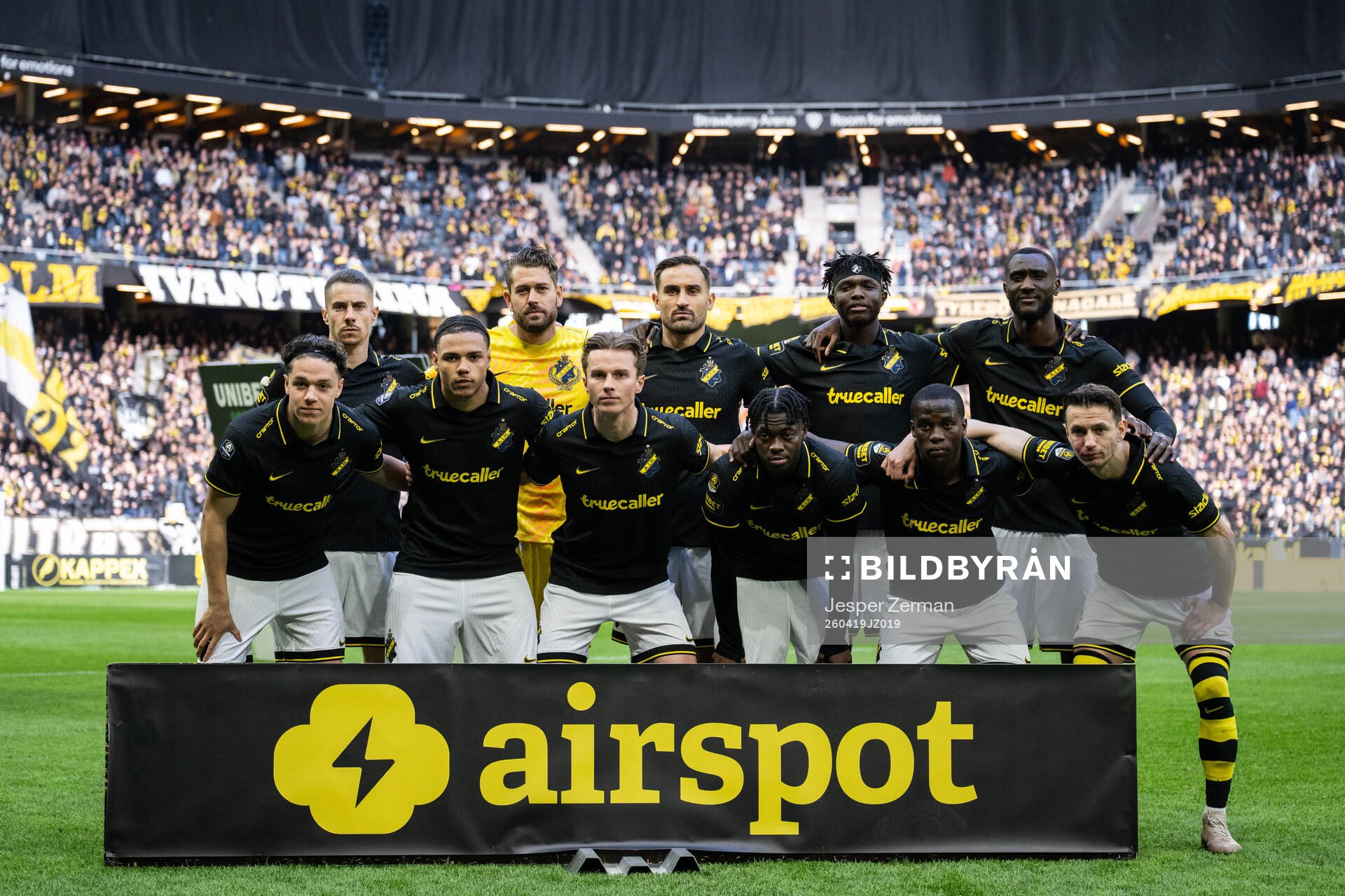under fotbollsmatchen i Allsvenskan mellan AIK och Kalmar