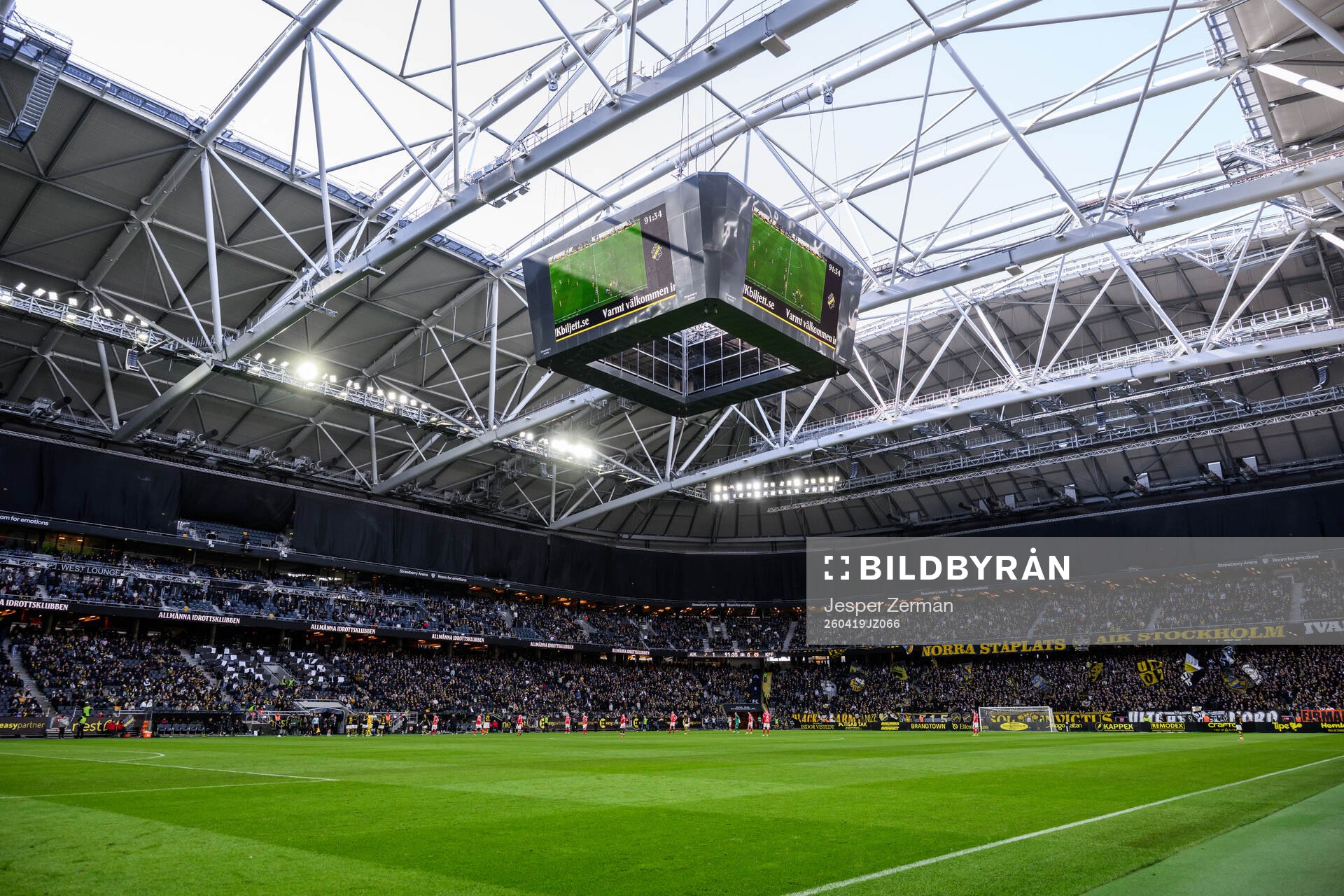 Interiör vy av Strawberry Arena