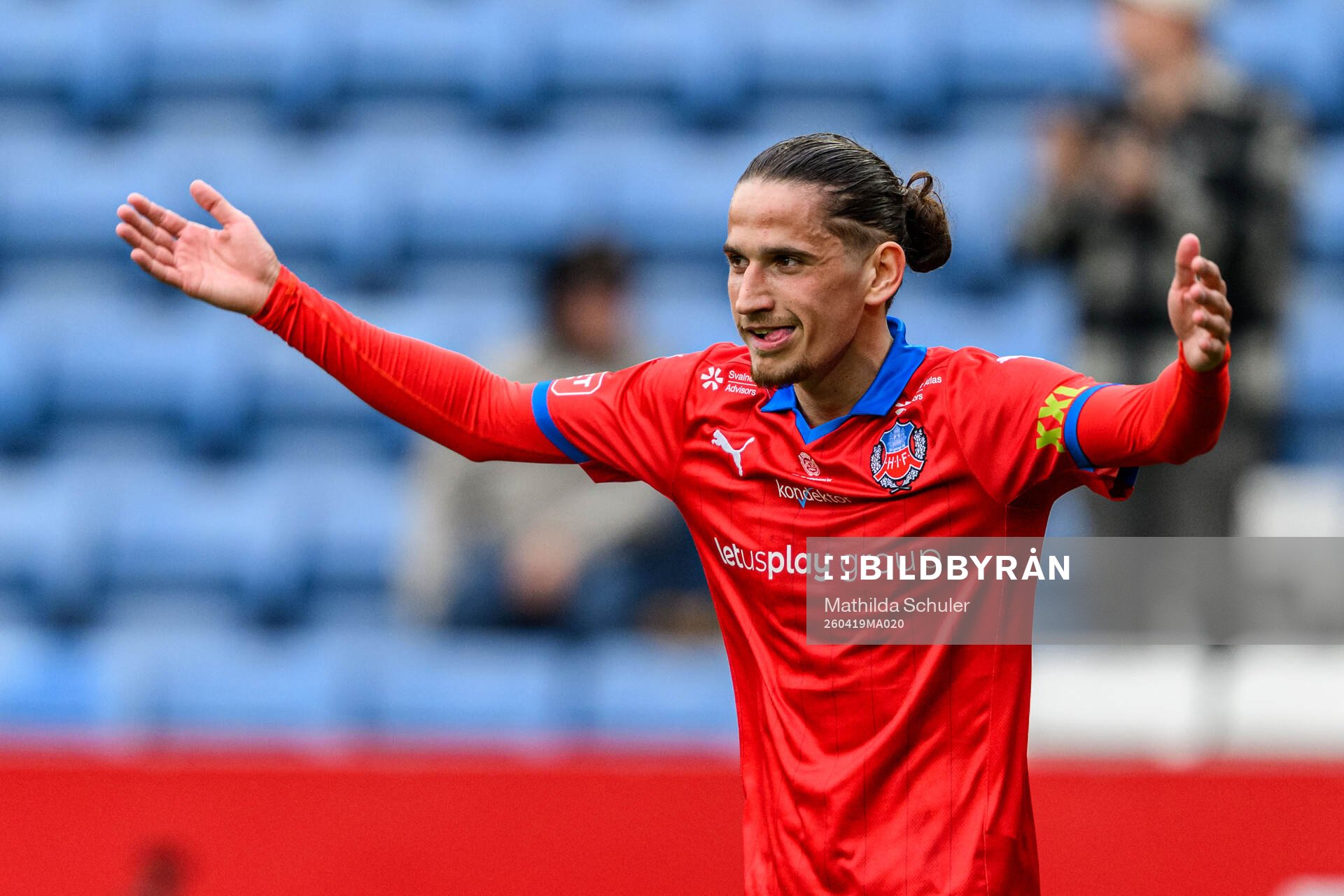 Helsingborgs Ervin Gigovic jublar