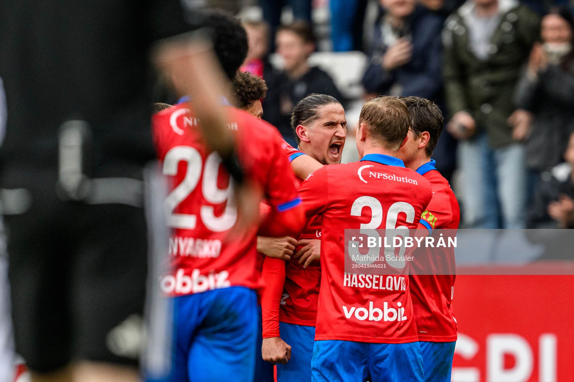 Helsingborgs Ervin Gigovic jublar