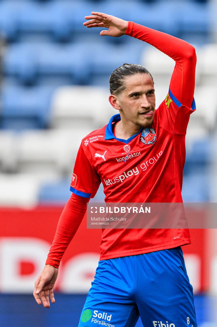 Helsingborgs Ervin Gigovic jublar
