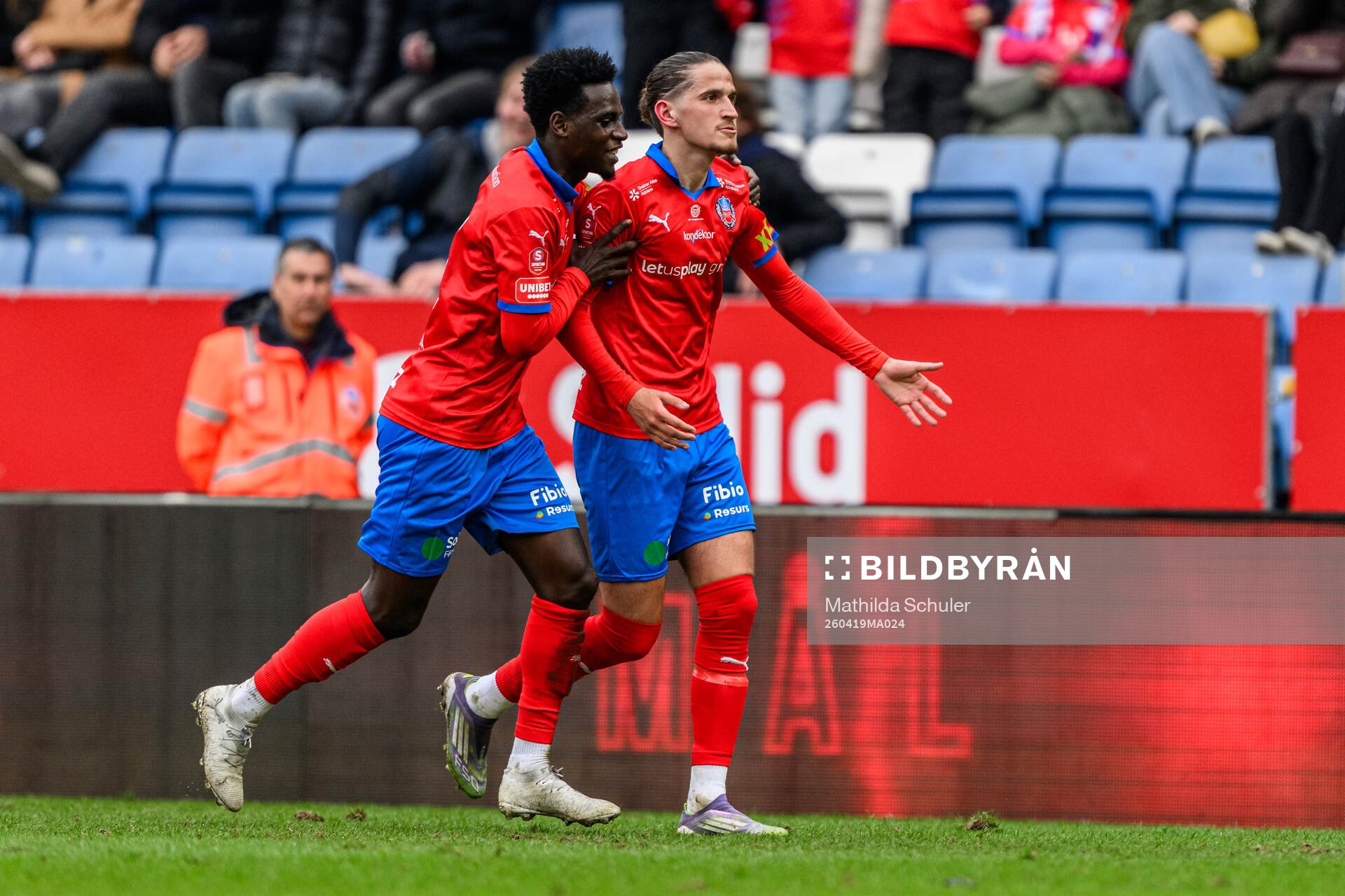 Helsingborgs Ervin Gigovic jublar