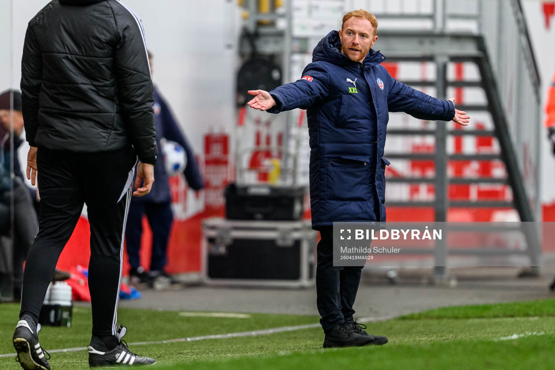 Helsingborgs manager Stevie Grieve