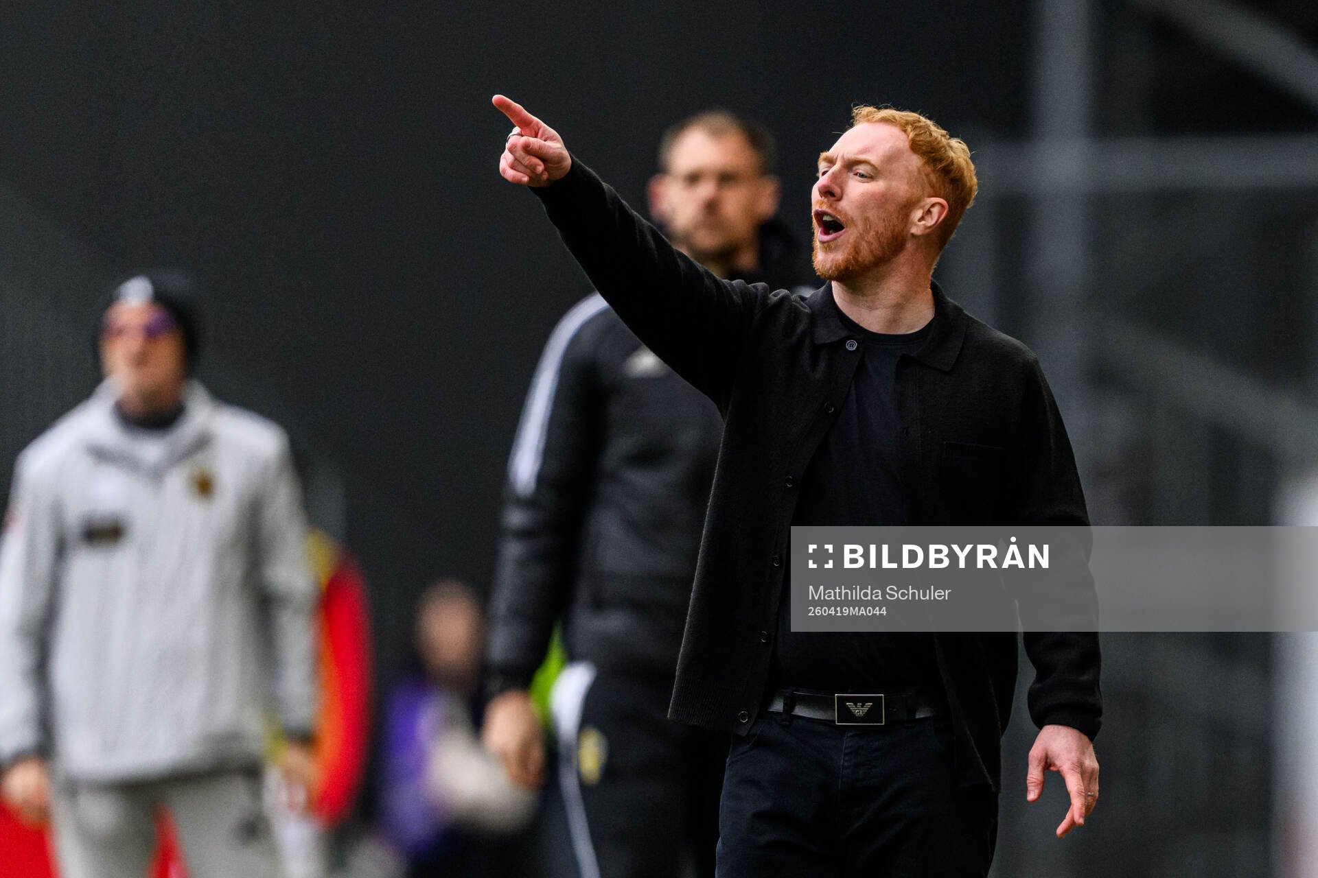 Helsingborgs manager Stevie Grieve