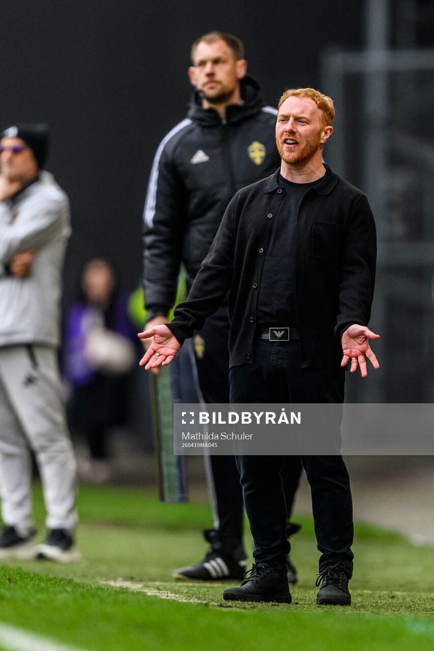 Helsingborgs manager Stevie Grieve