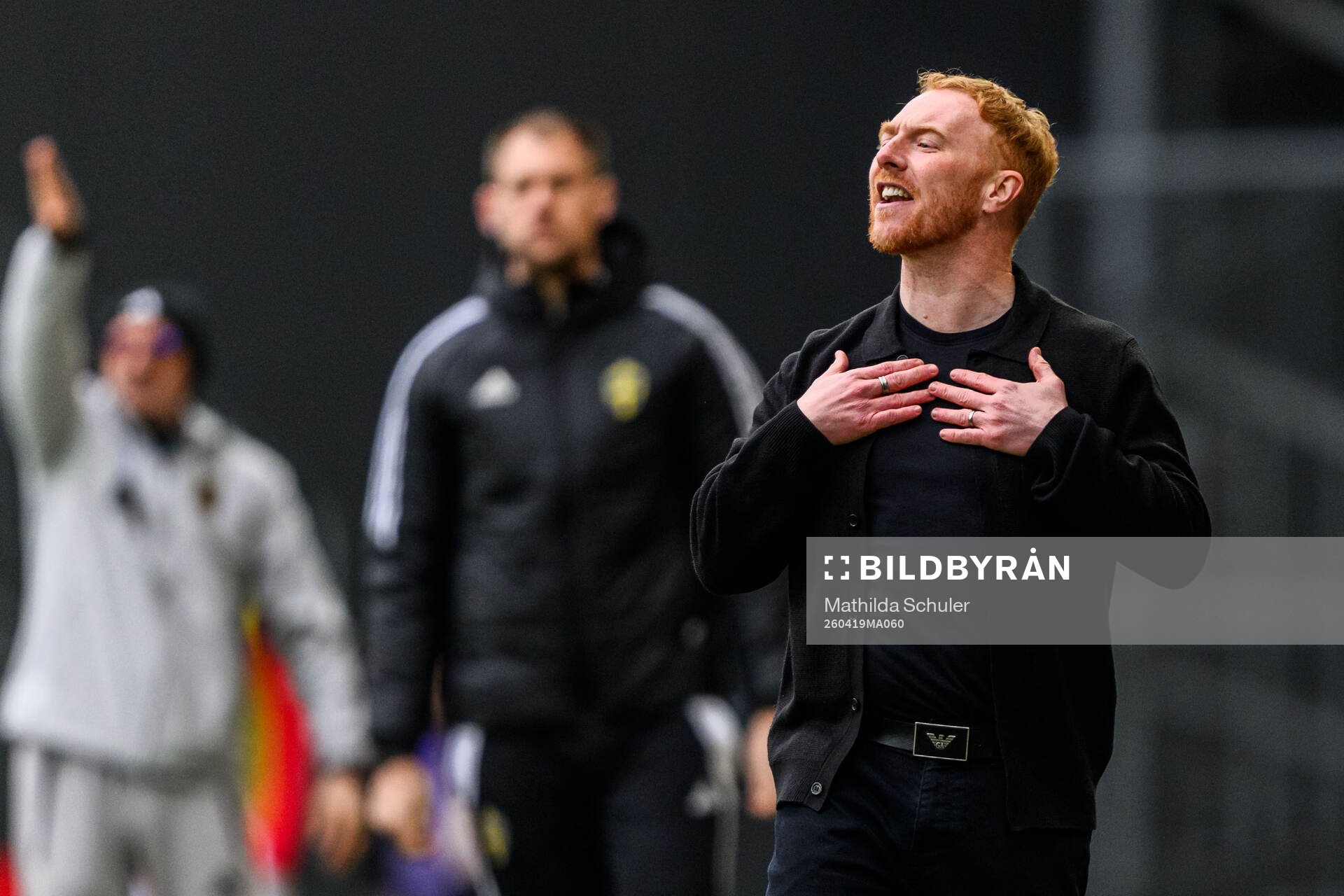 Helsingborgs manager Stevie Grieve