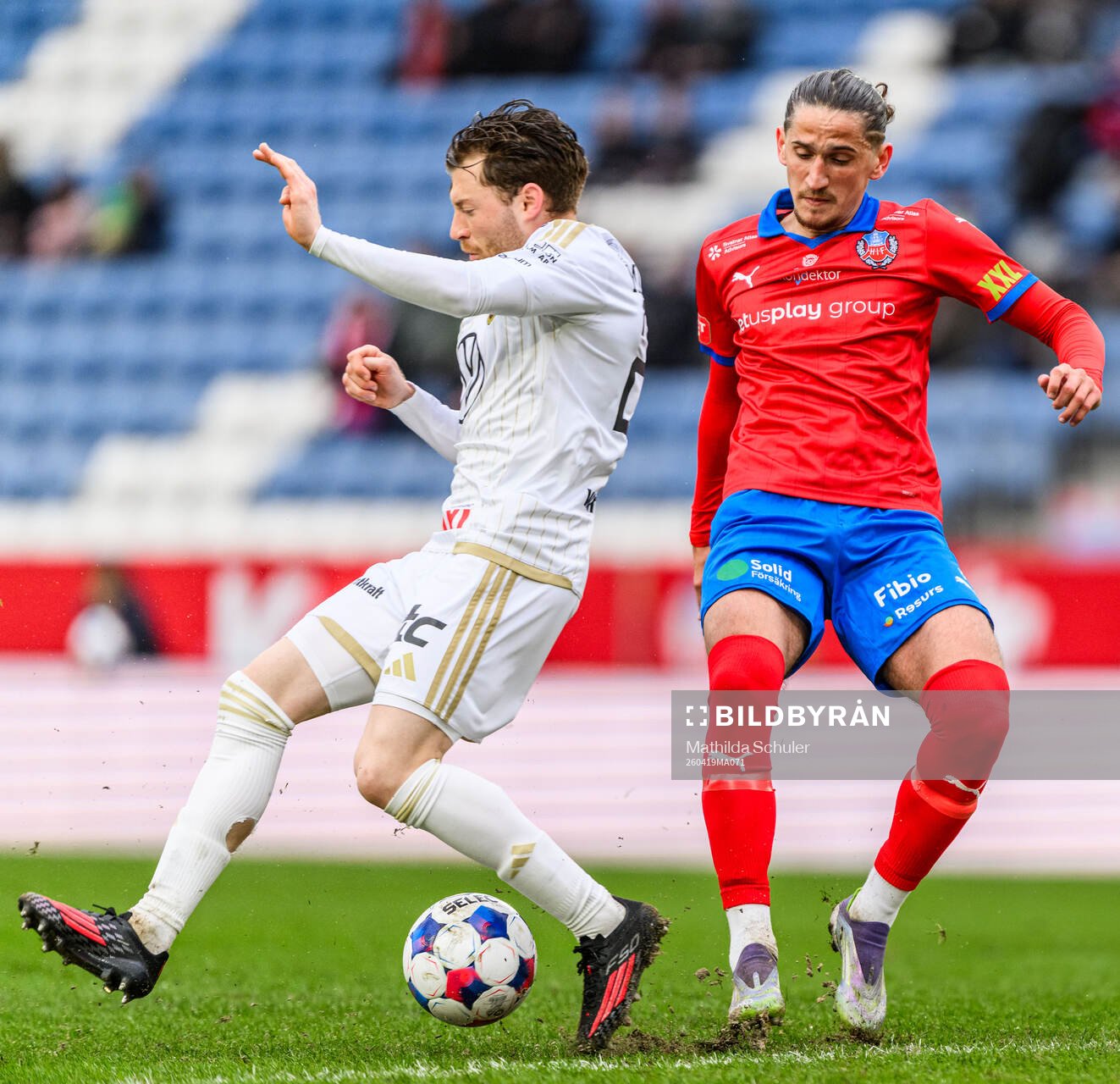 Östersunds Daniel Miljanovic och Helsingborgs Ervin Gigovic