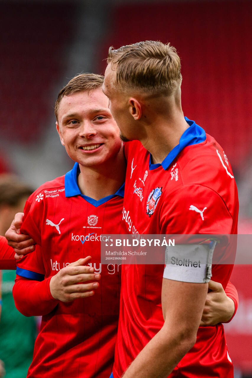 Helsingborgs Jonathan Hasselqvist och Jakob Voelkerling