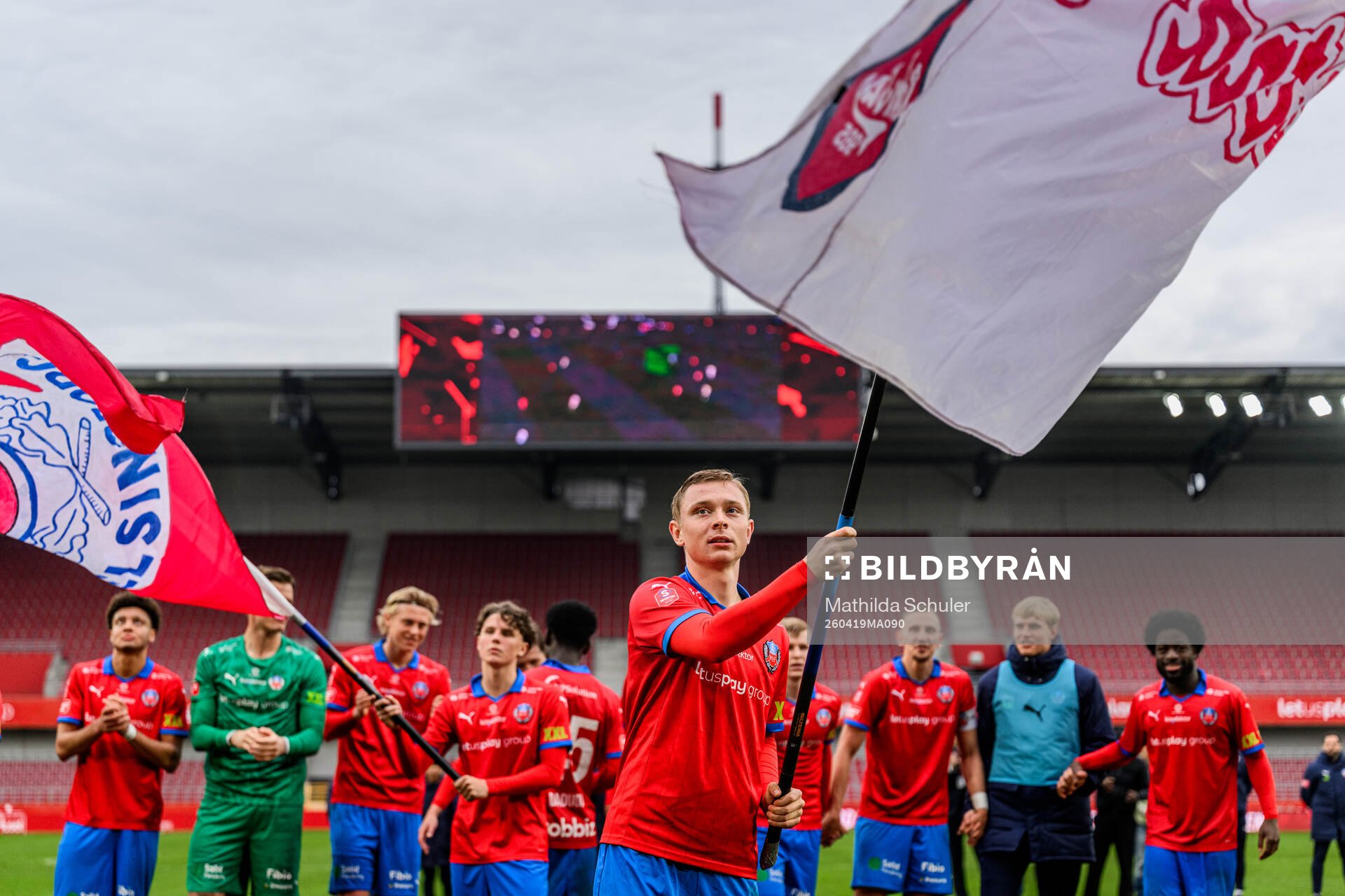 Helsingborgs Jonathan Hasselqvist jublar