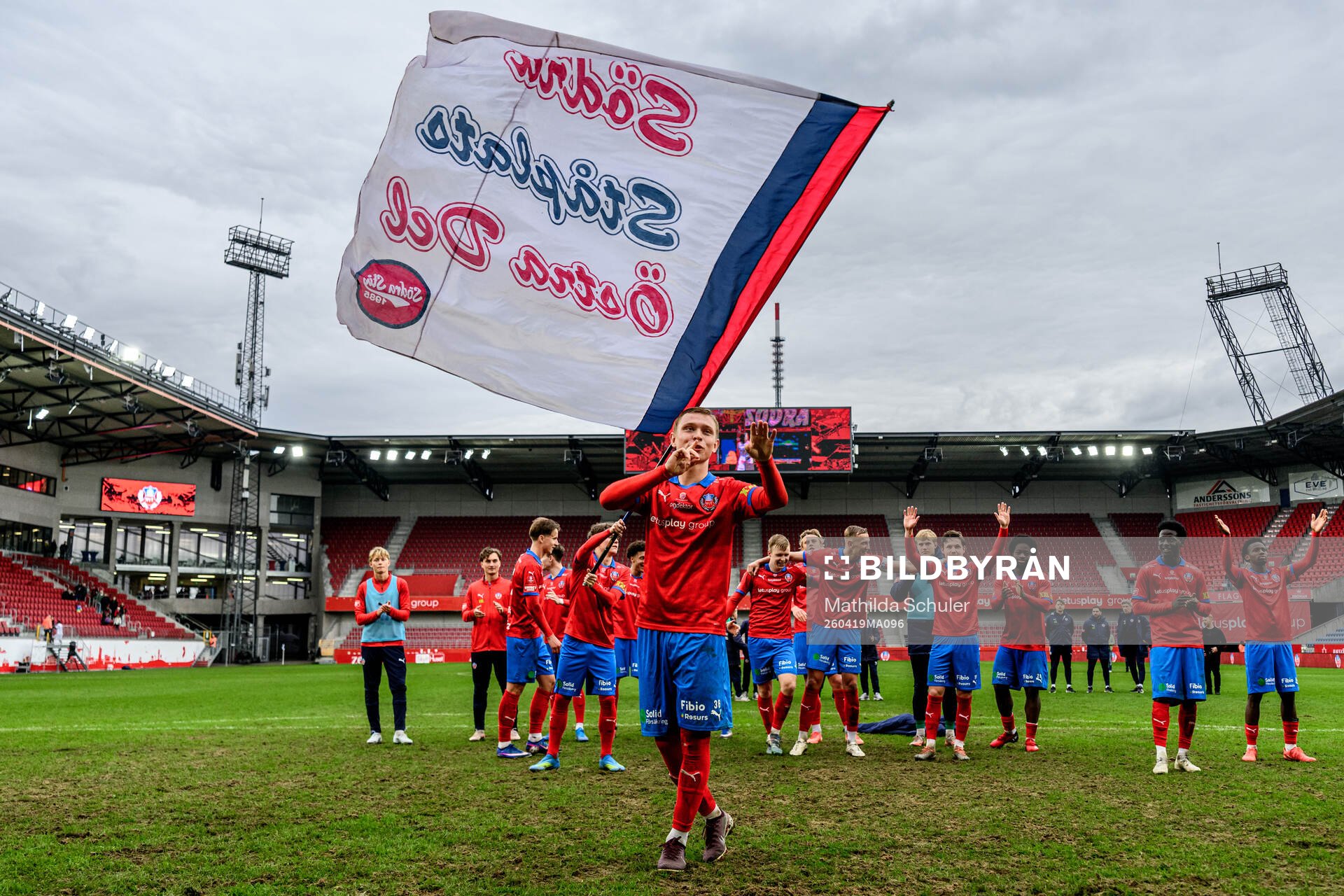 Helsingborgs Jonathan Hasselqvist jublar
