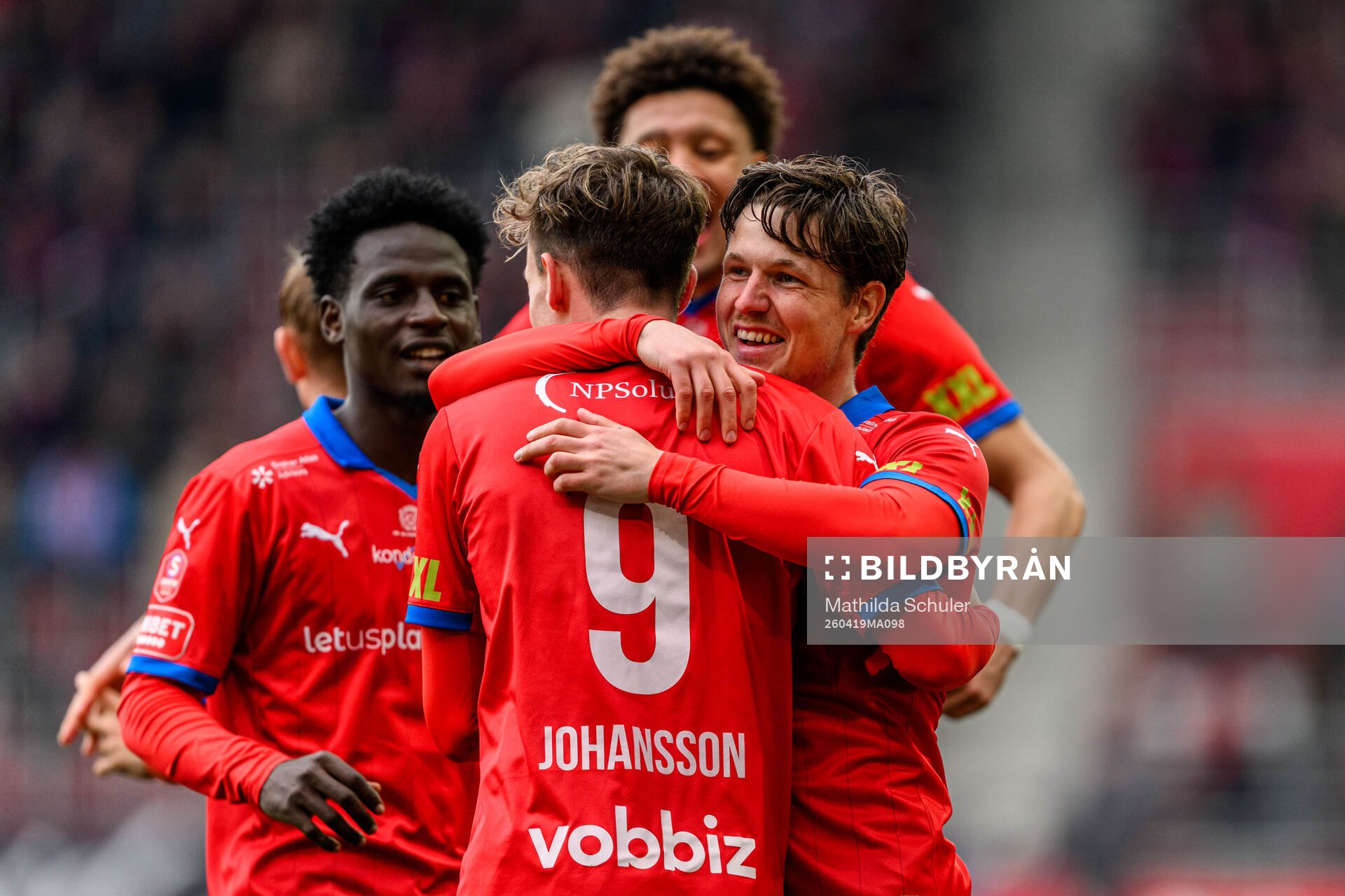 Helsingborgs Max Svensson jublar