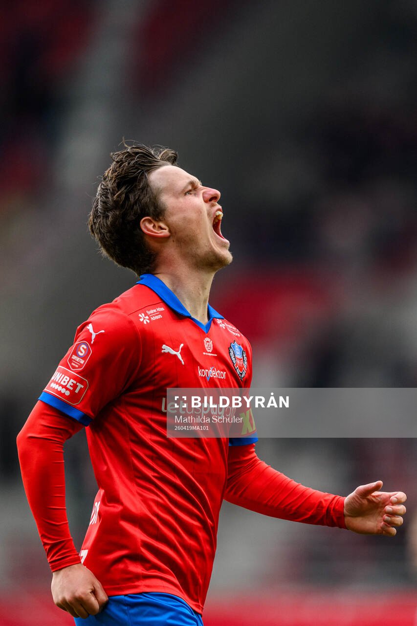 Helsingborgs Max Svensson jublar