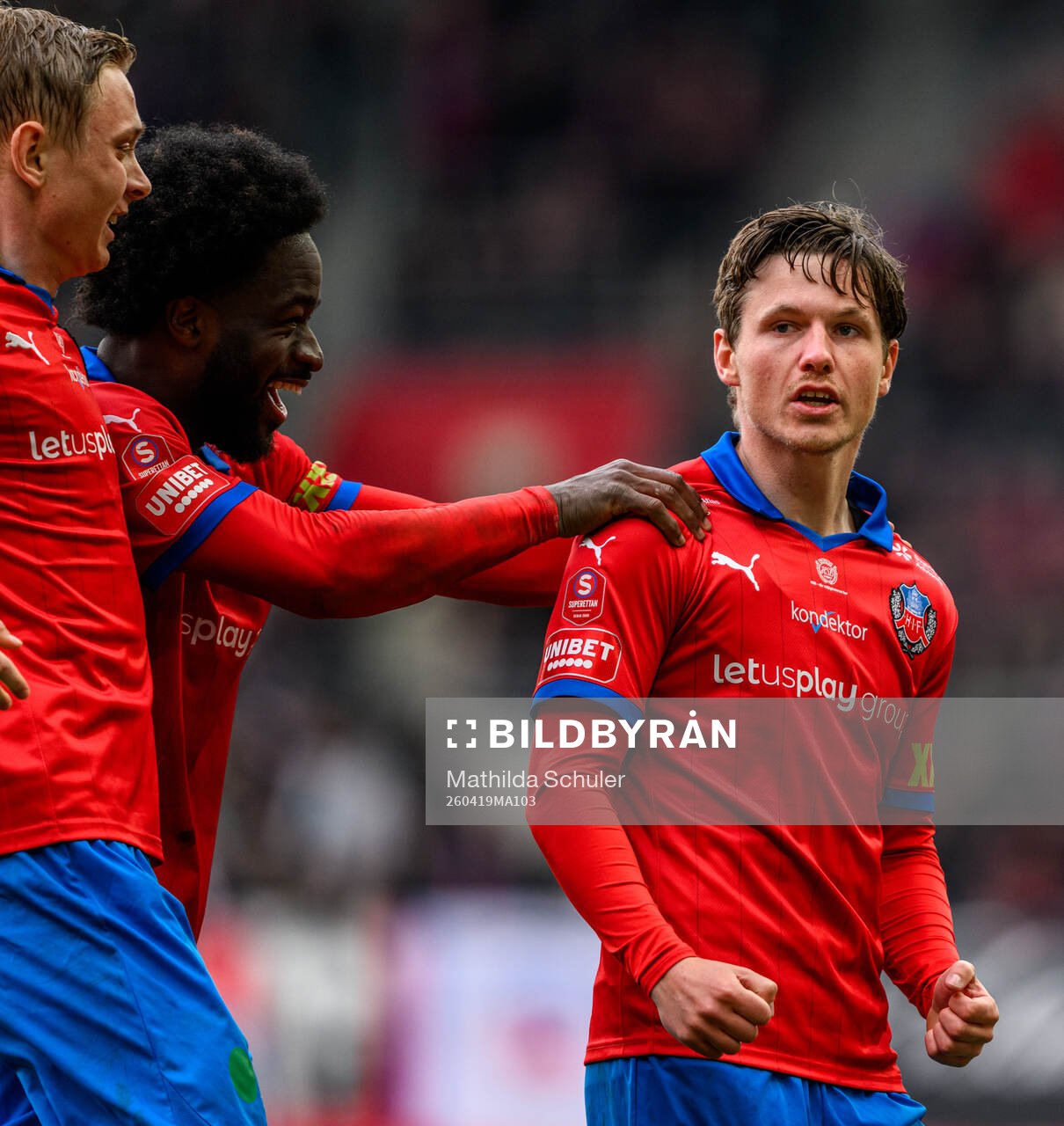 Helsingborgs Max Svensson jublar