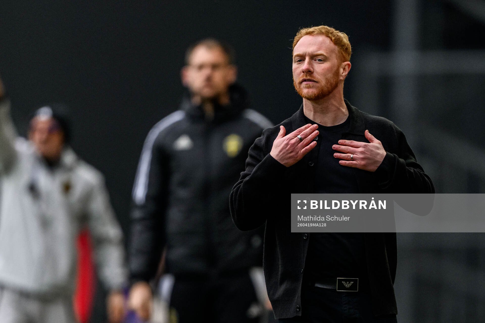 Helsingborgs manager Stevie Grieve