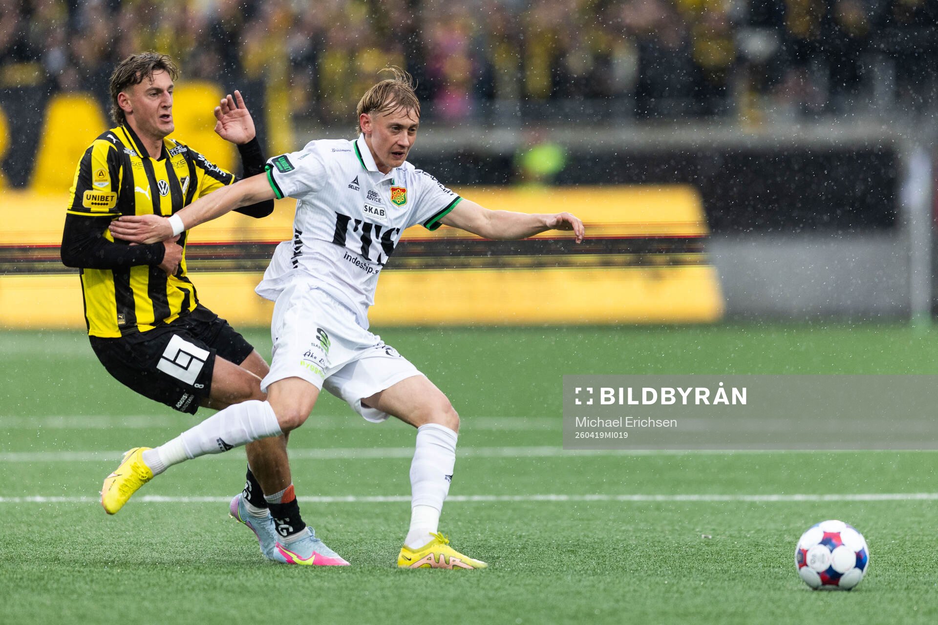 Häckens Silas Andersen och GAIS Henry Sletsjøe