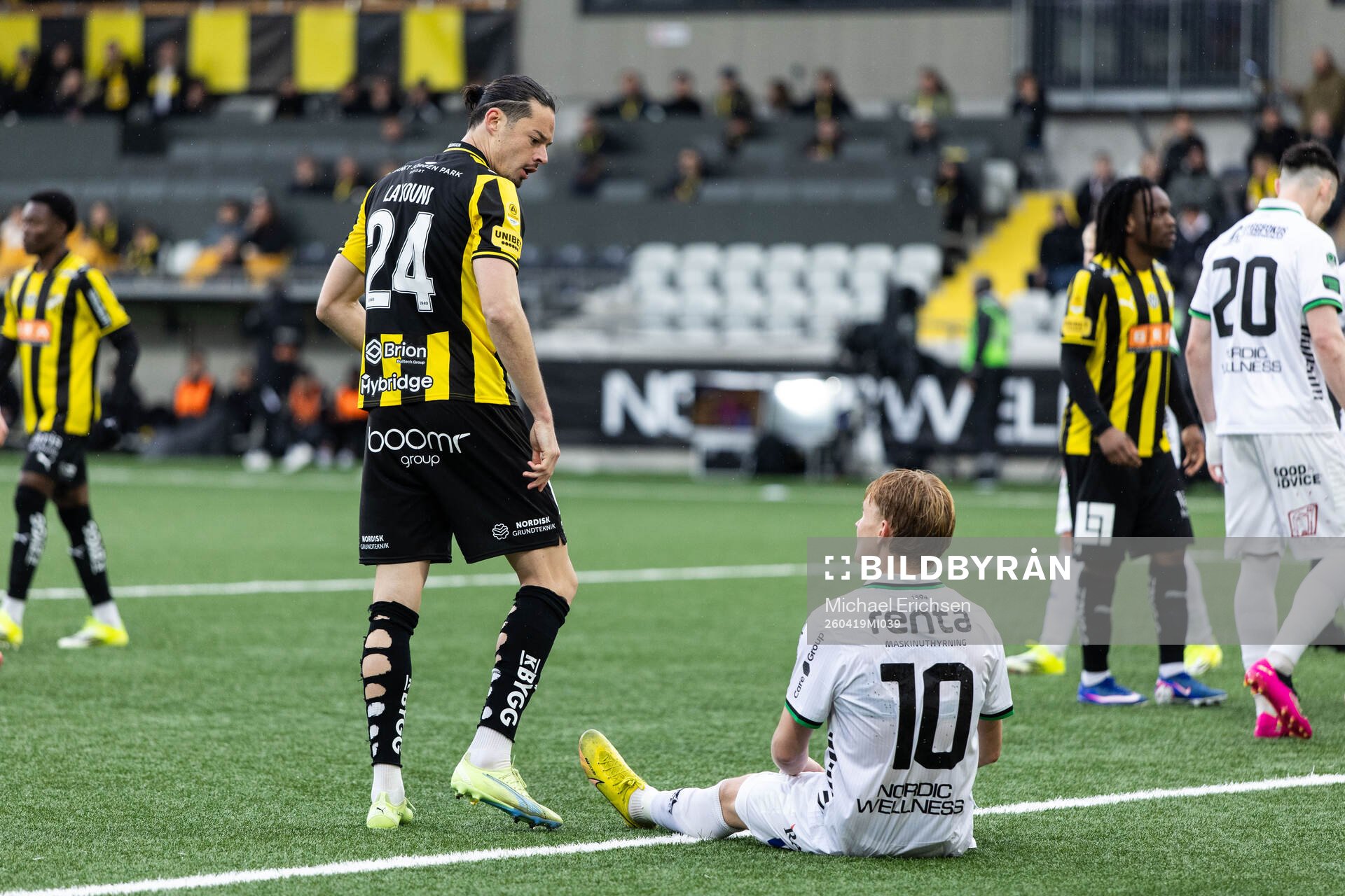 Häckens Amor Layouni och GAIS Henry Sletsjøe