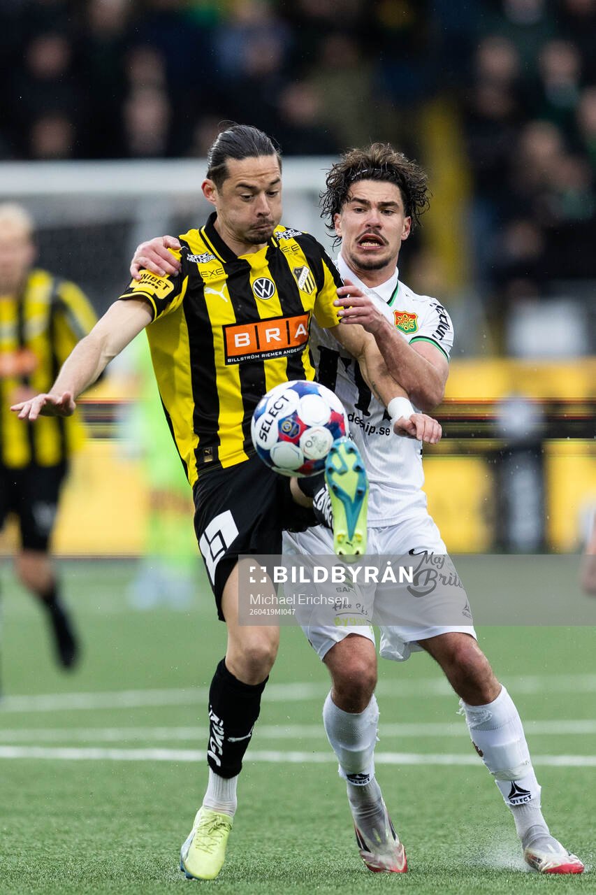 Häckens Amor Layouni och GAIS Viktor Radisic