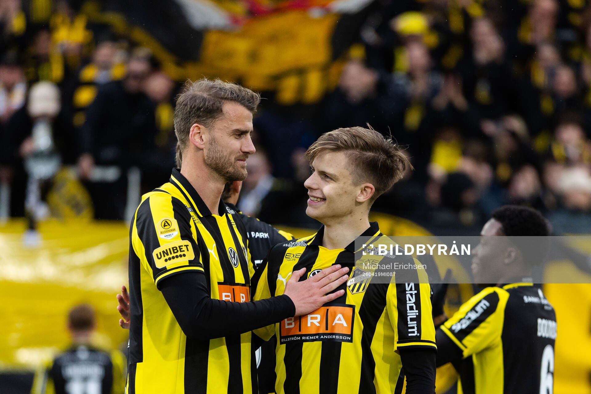 Häckens Johan Hammar och Adrian Svanbäck