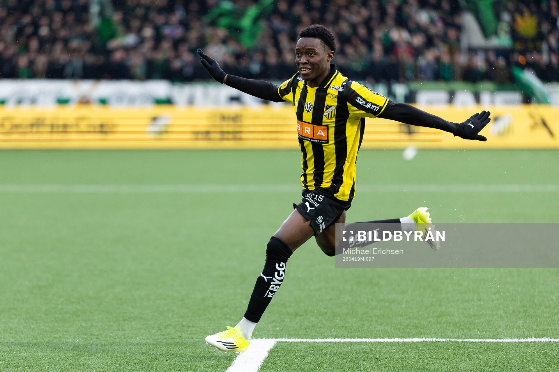 Häckens Abdoulaye Doumbia jublar
