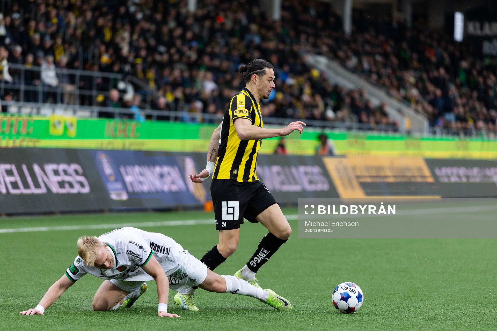 GAIS Robin Wendin Thomasson och Häckens Amor Layouni