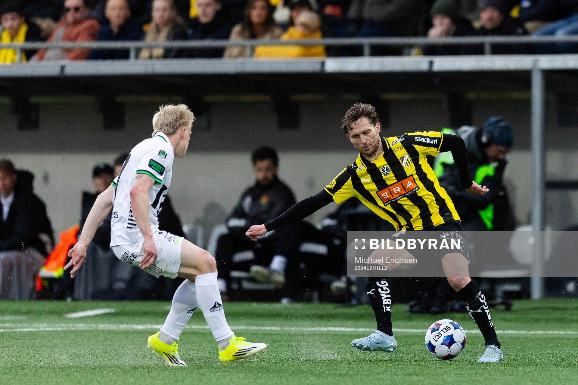 GAIS Robert Frosti Thorkelsson och Häckens Adam Lundkvist