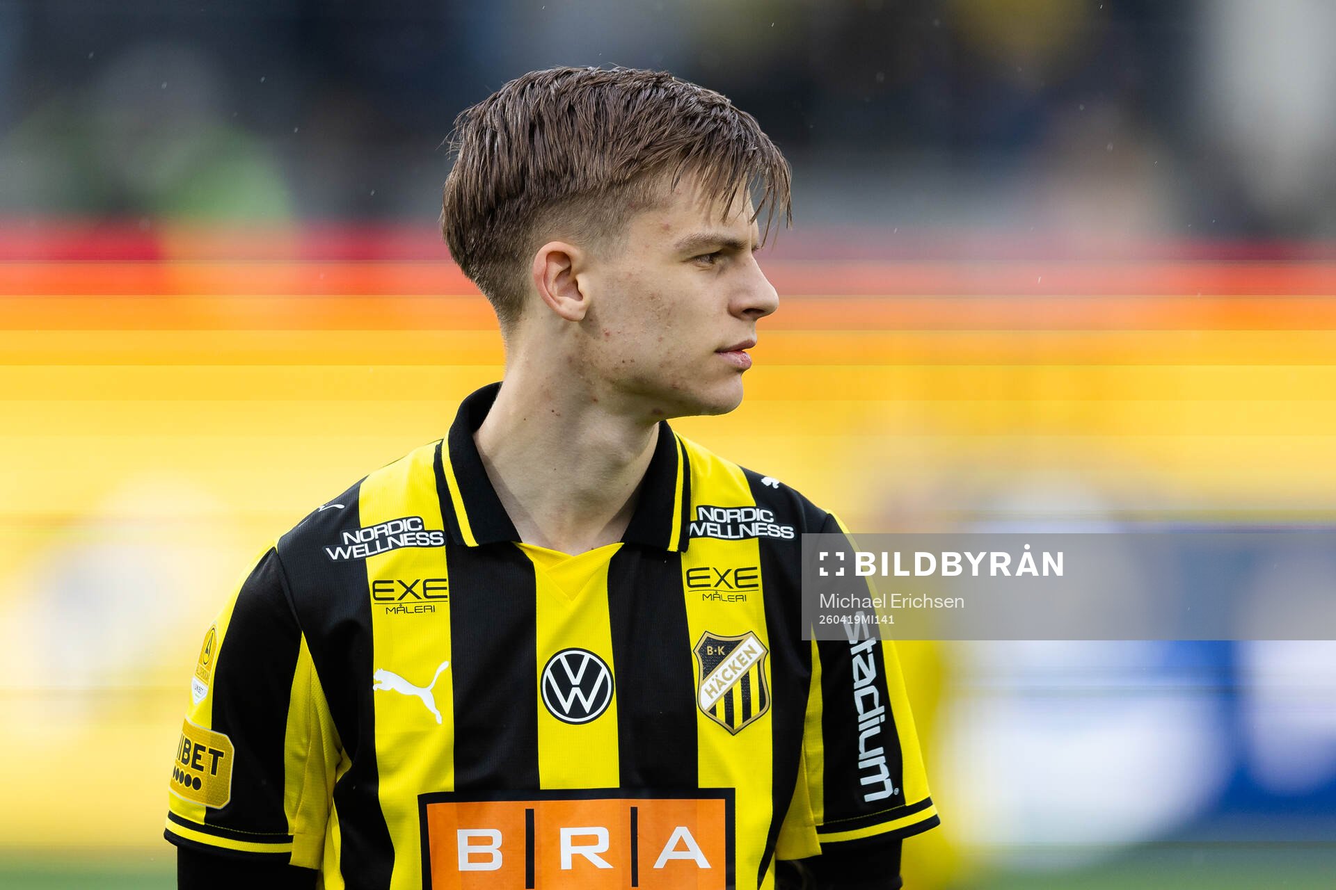 Häckens Adrian Svanbäck på line up