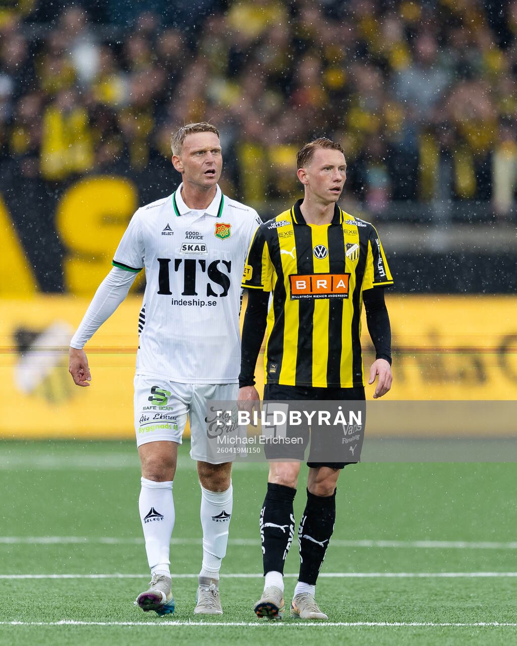 GAIS Joackim Fagerjord och Häckens Julius Lindberg