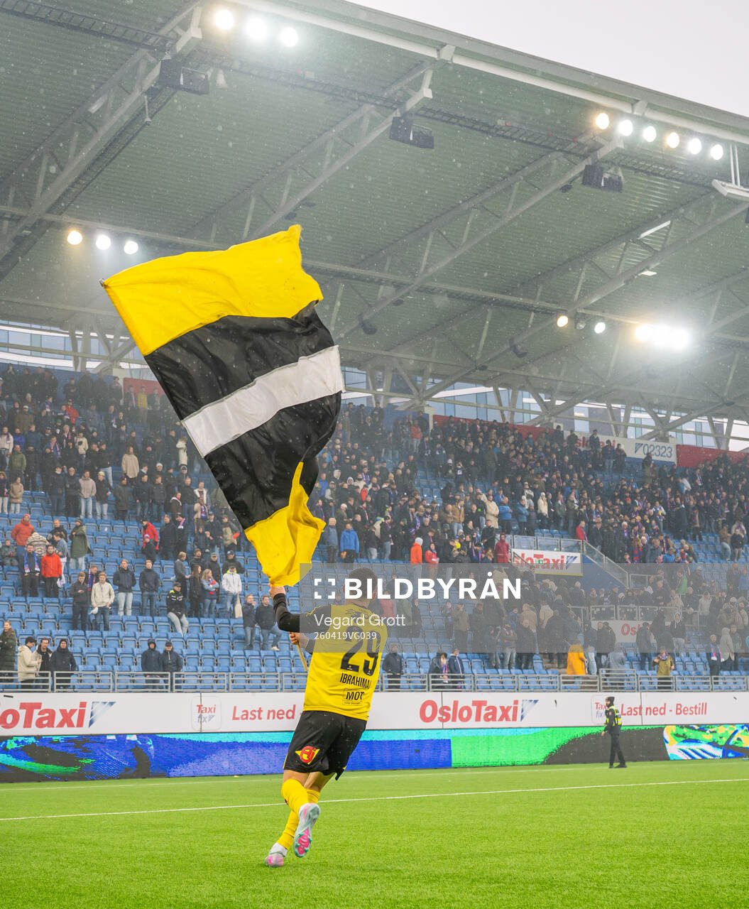 Ylldren Ibrahimaj of Lillestrøm celebrates