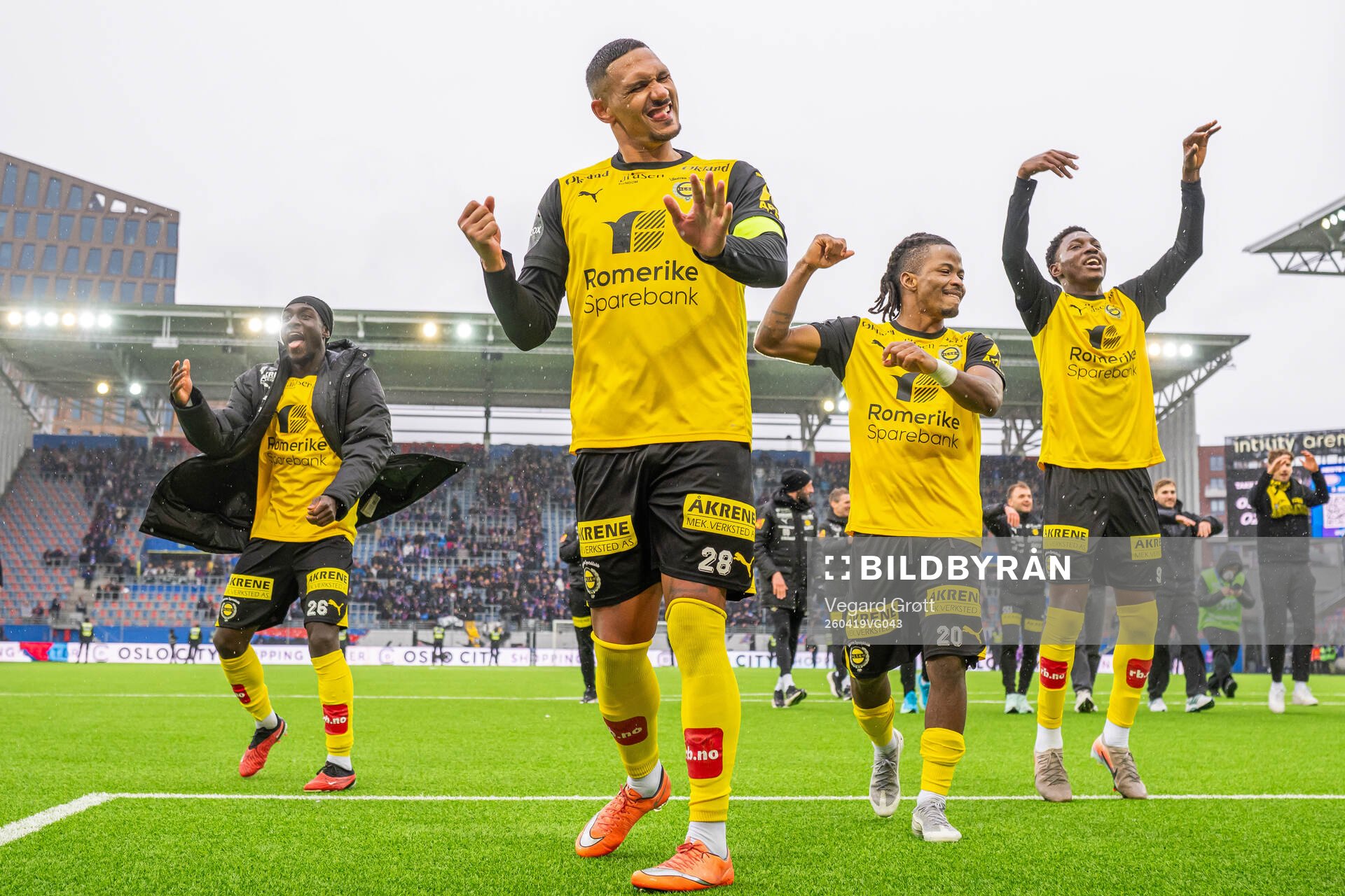 Yaw Paintsil, Ruben Gabrielsen, Félix Vá and Kparobo