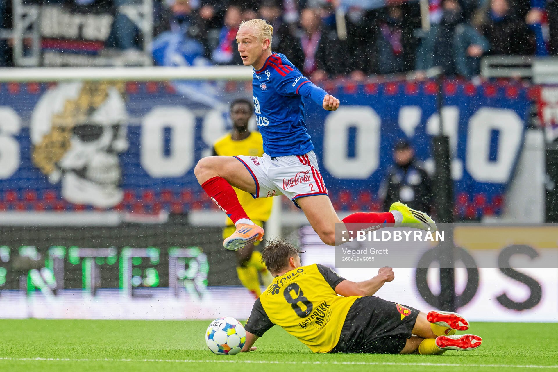 Kolbeinn Finnsson of Vålerenga and Markus Karlsbakk of