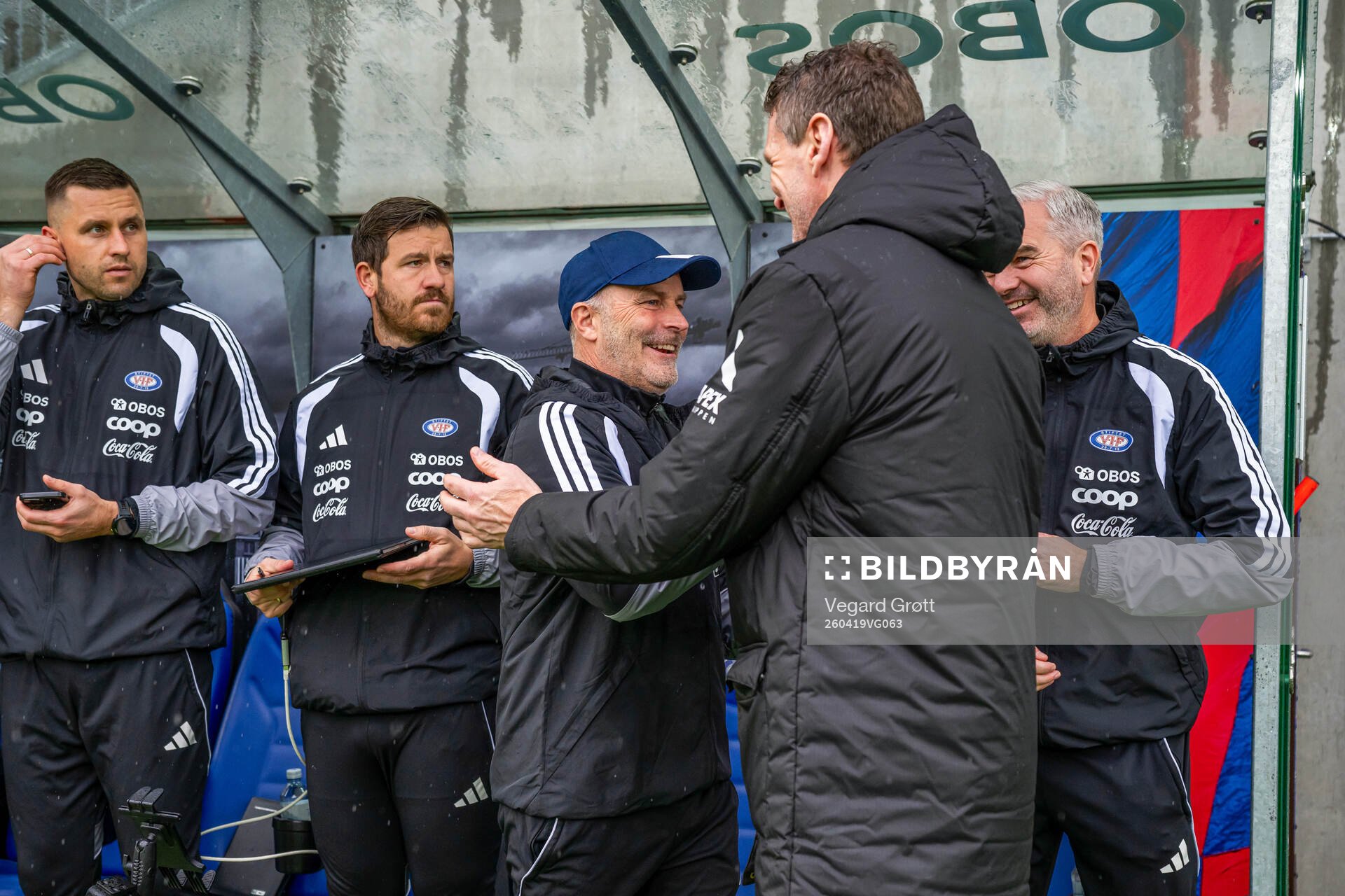 Head coach Geir Bakke of Vålerenga, Frode Kippe of