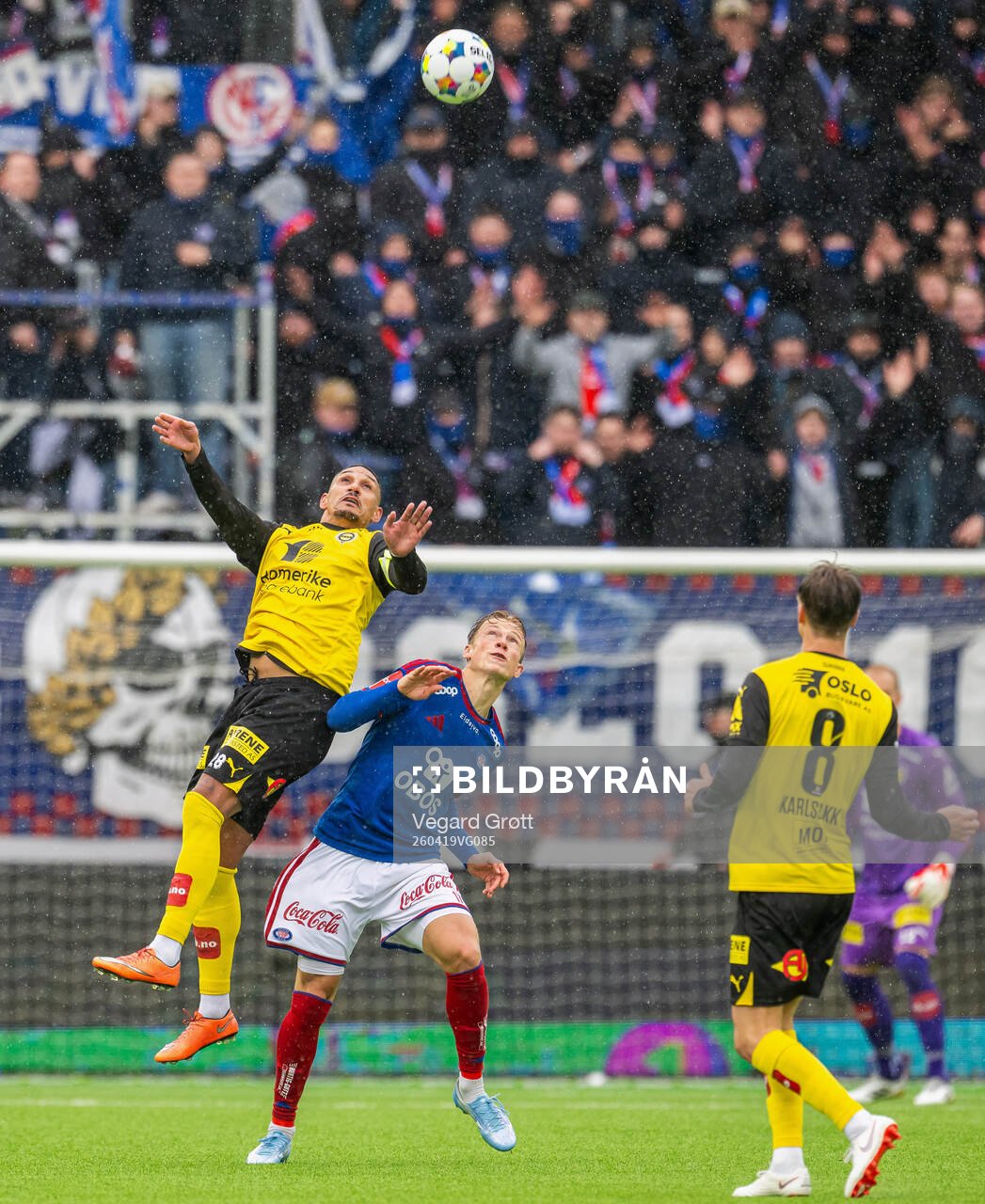 Ruben Gabrielsen of Lillestrøm and Mathias Grundetjern of