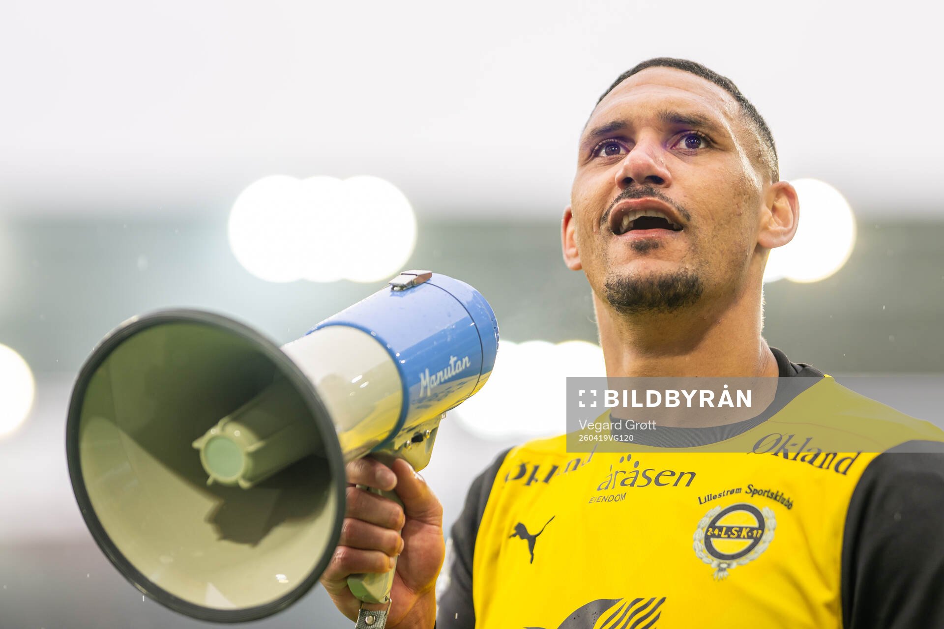 Ruben Gabrielsen of Lillestrøm celebrates