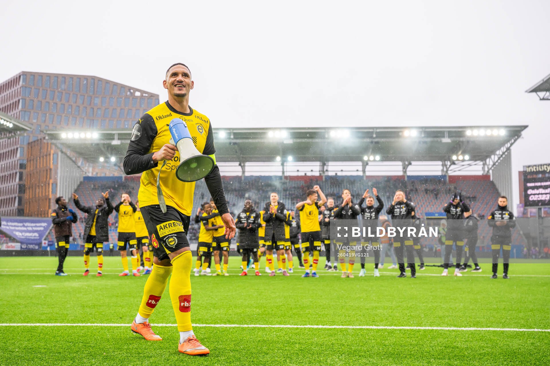 Ruben Gabrielsen of Lillestrøm celebrates