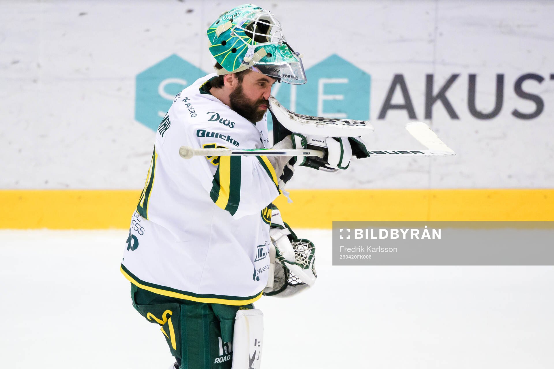 Björklövens målvakt Frans Tuohimaa