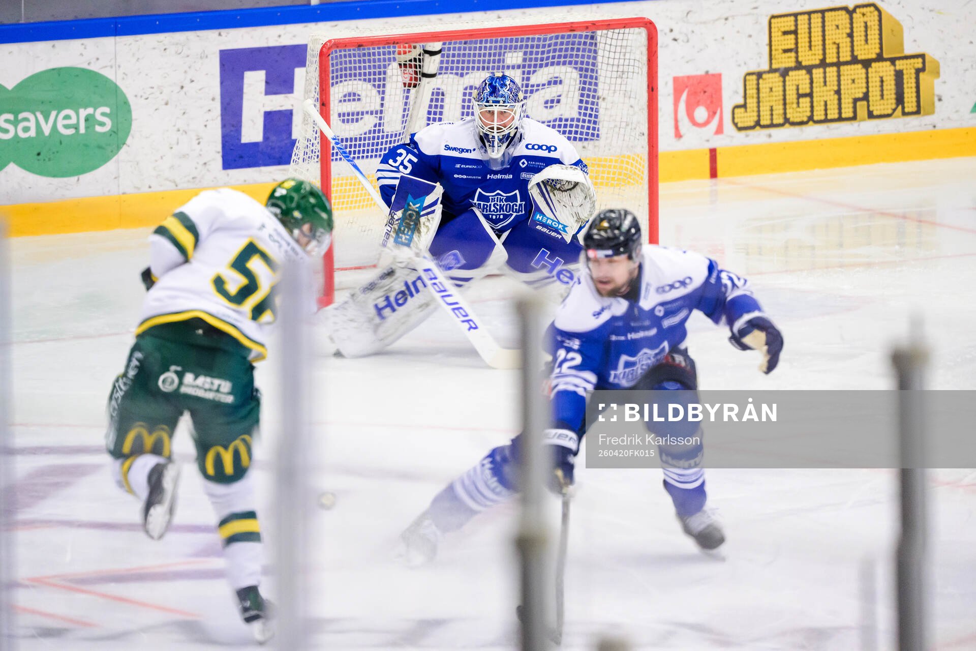 Karlskogas målvakt Lars Volden