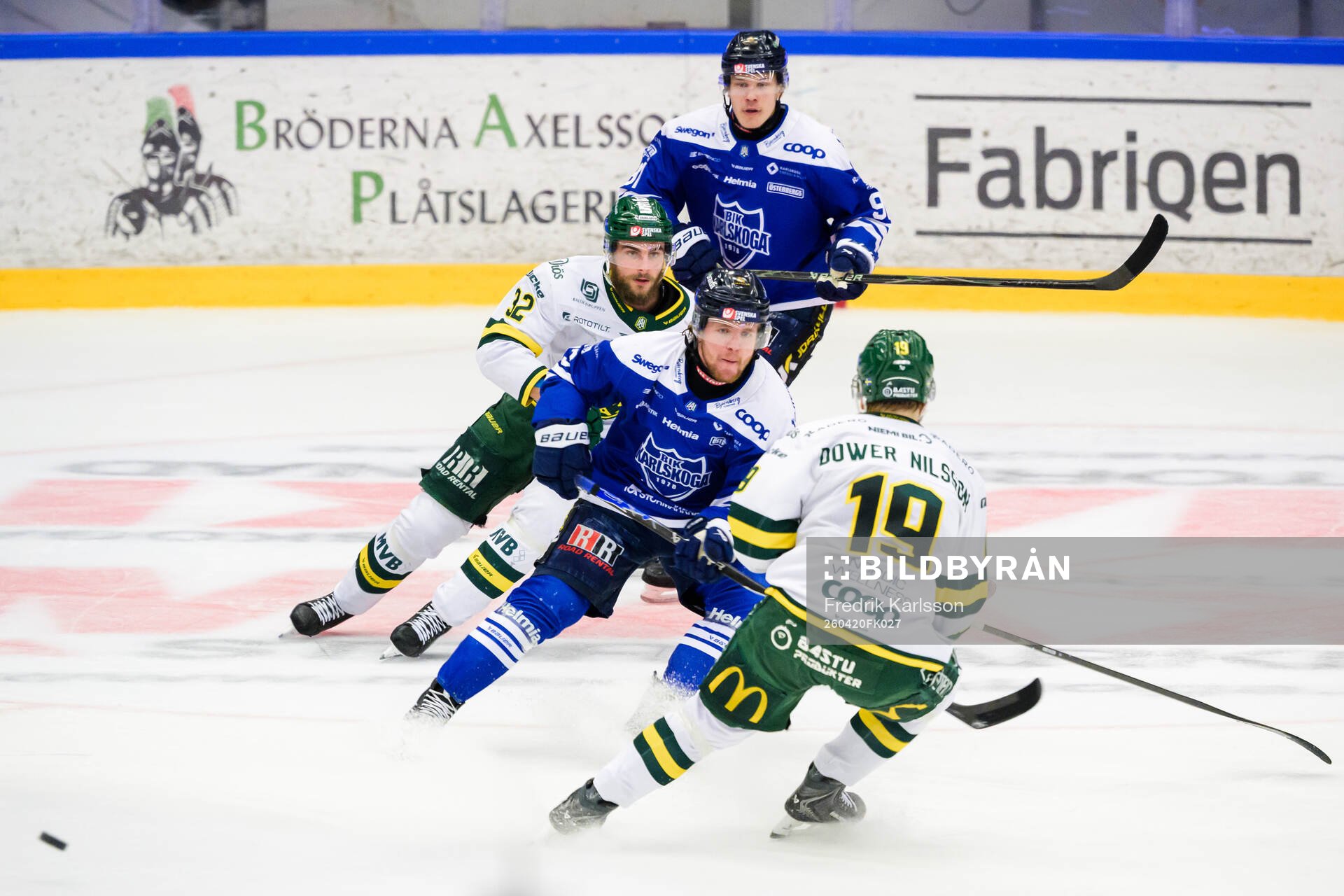 Björklövens Jacob Olofsson och Liam Dower Nilsson