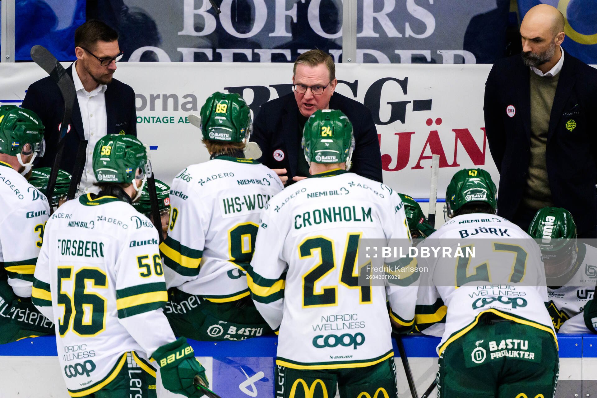 Björklövens tränare Magnus Bogren