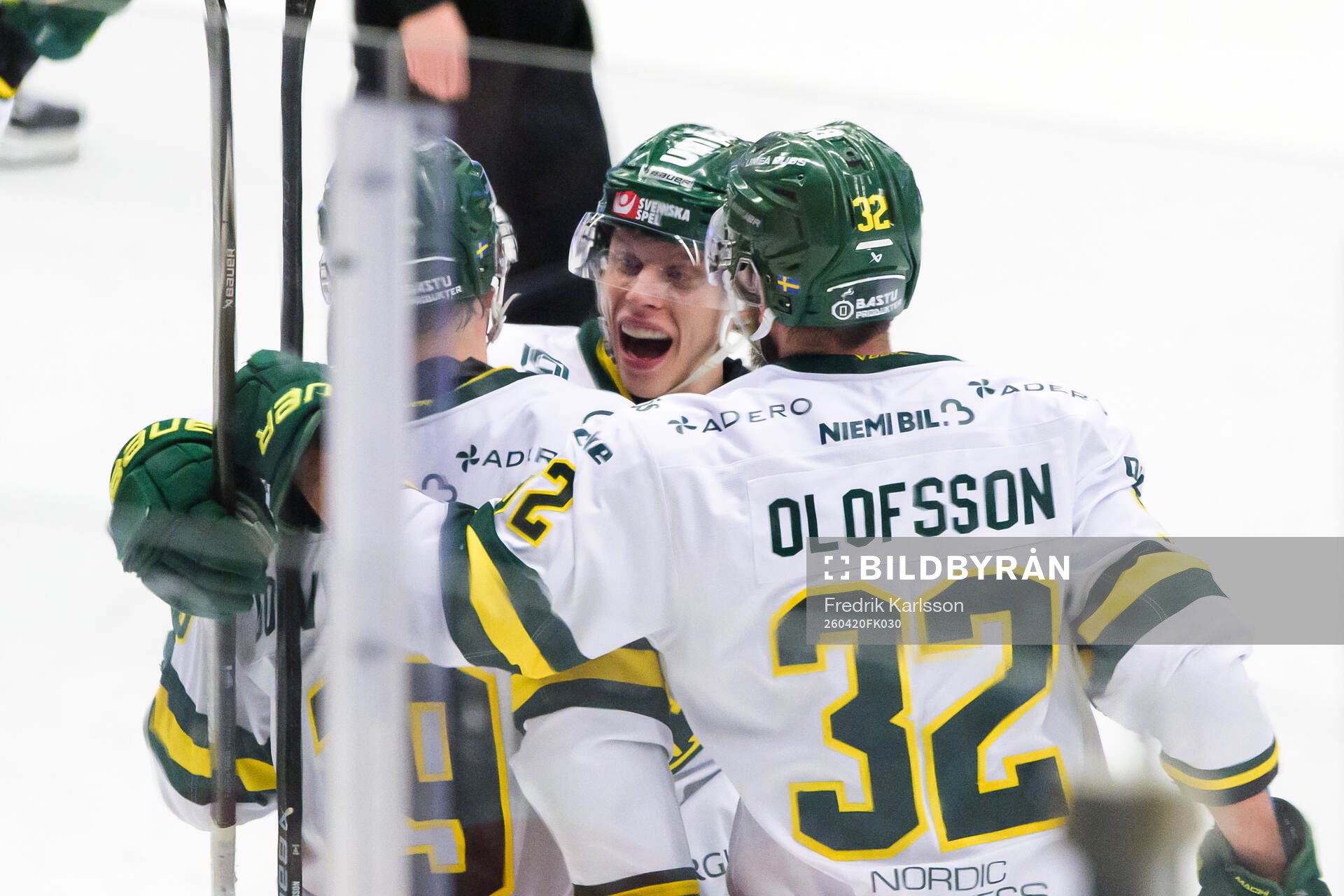 Björklövens Liam Dower Nilsson, Oscar Tellström och