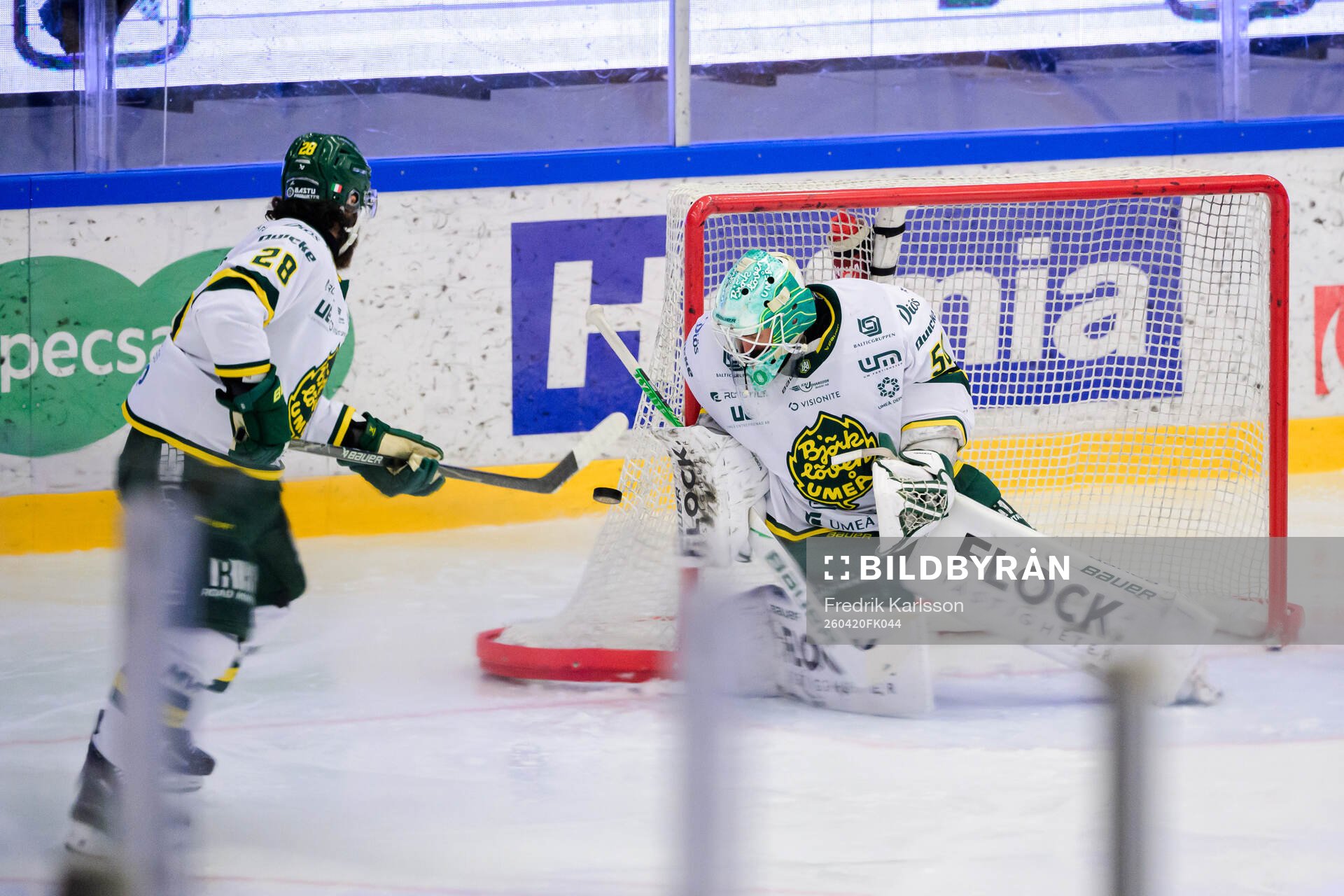 Björklövens målvakt Frans Tuohimaa
