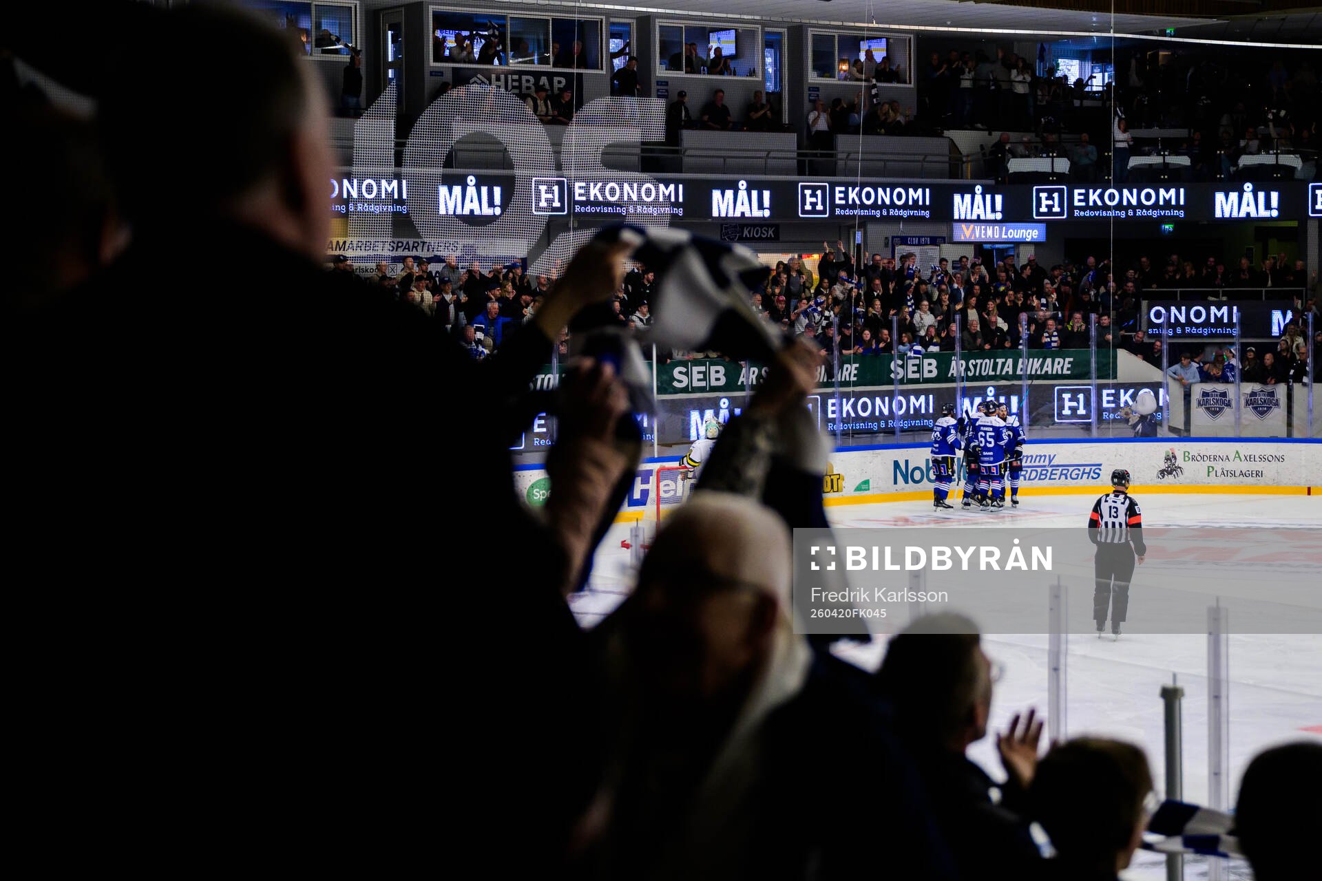 under final tre i Hockeyallsvenskan mellan Karlskoga och