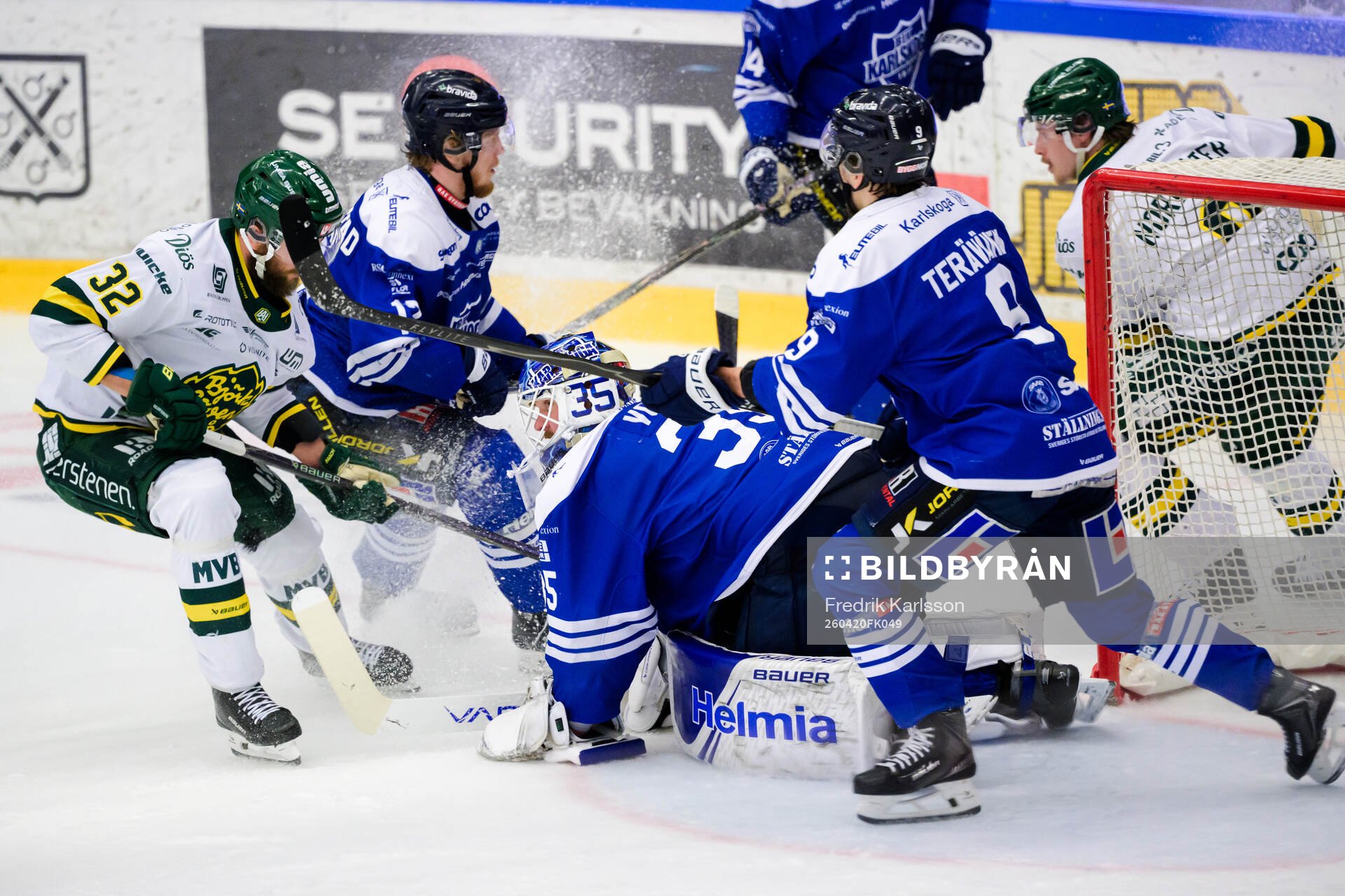 Karlskogas målvakt Lars Volden