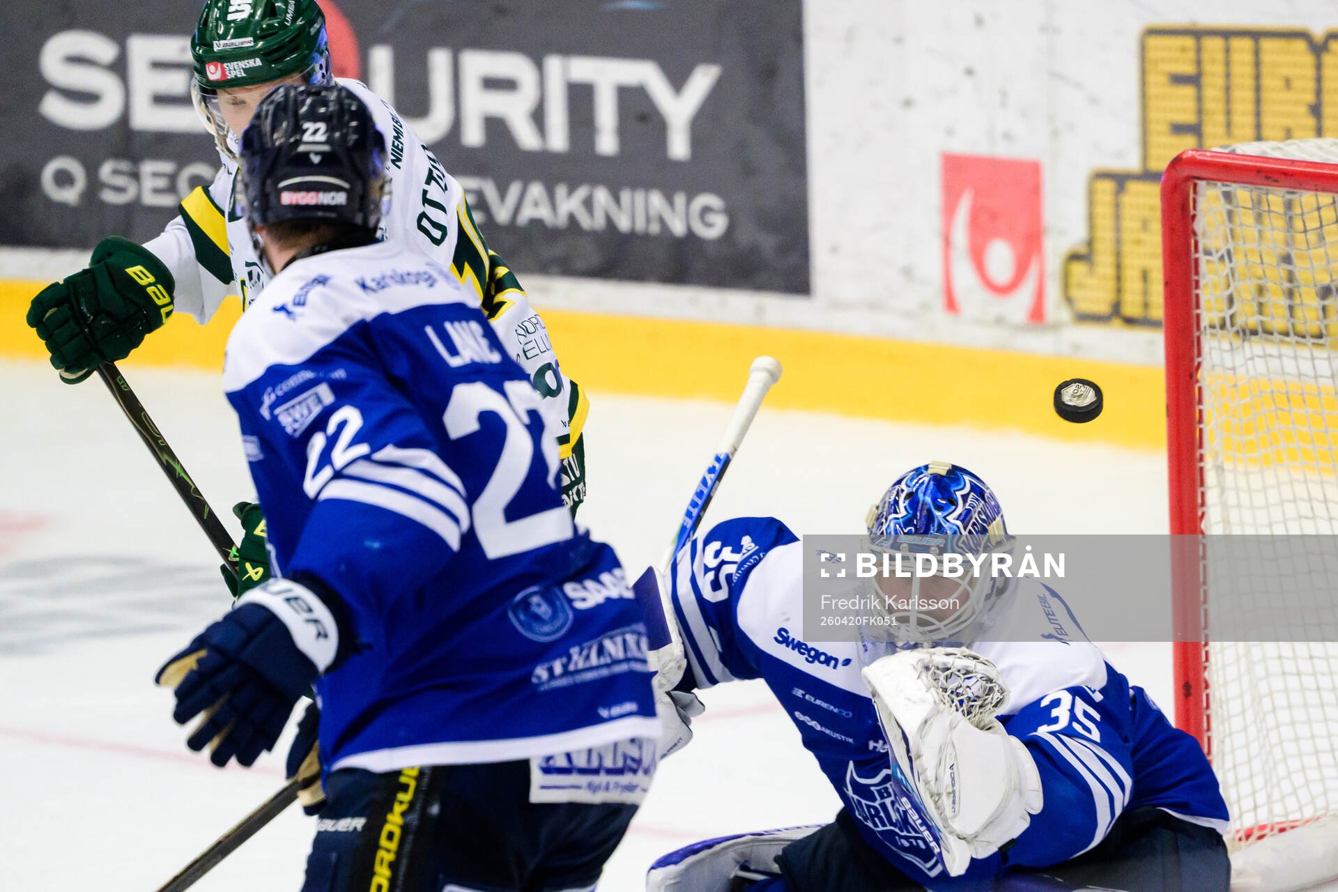 Karlskogas målvakt Lars Volden
