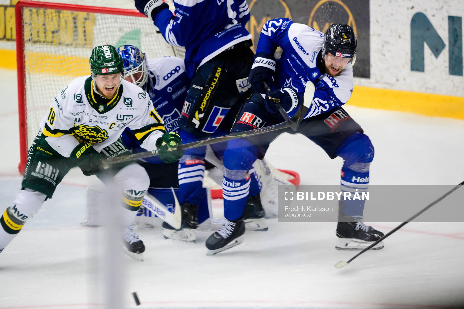 Björklövens Axel Ottosson och Karlskogas Viktor Lang